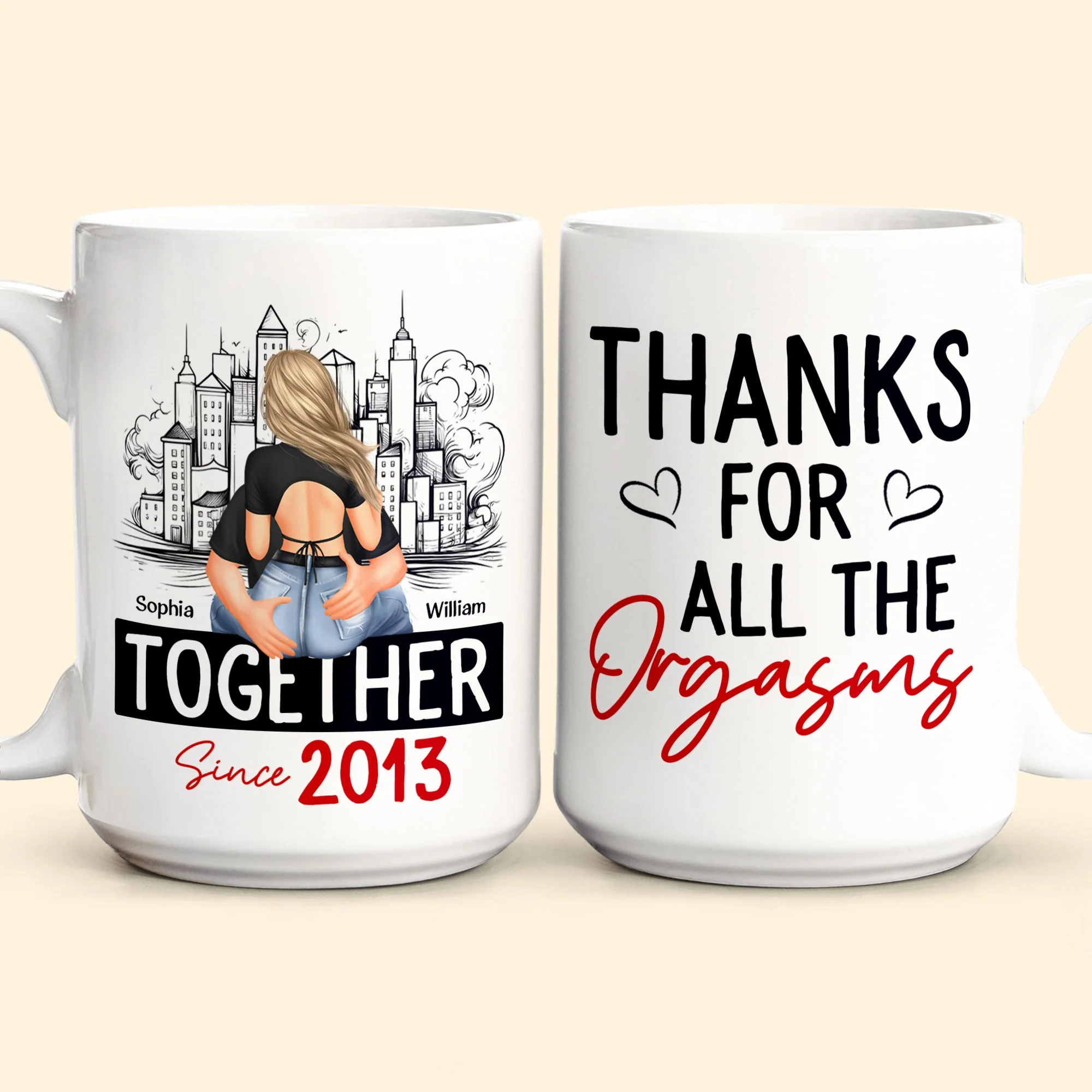 Thanks For All The Orgasms - Personalized Mug - Image 7