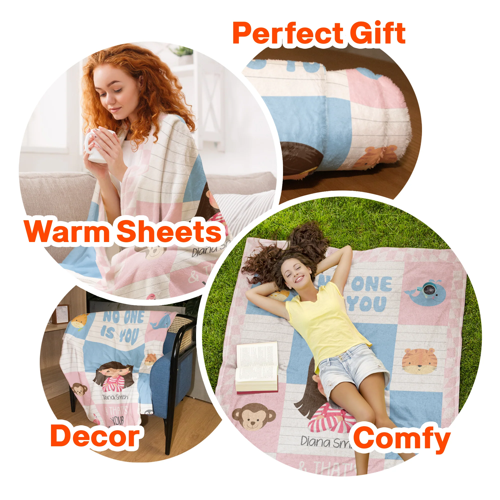 That's Your Superpower - Personalized Kid Blanket - Image 5