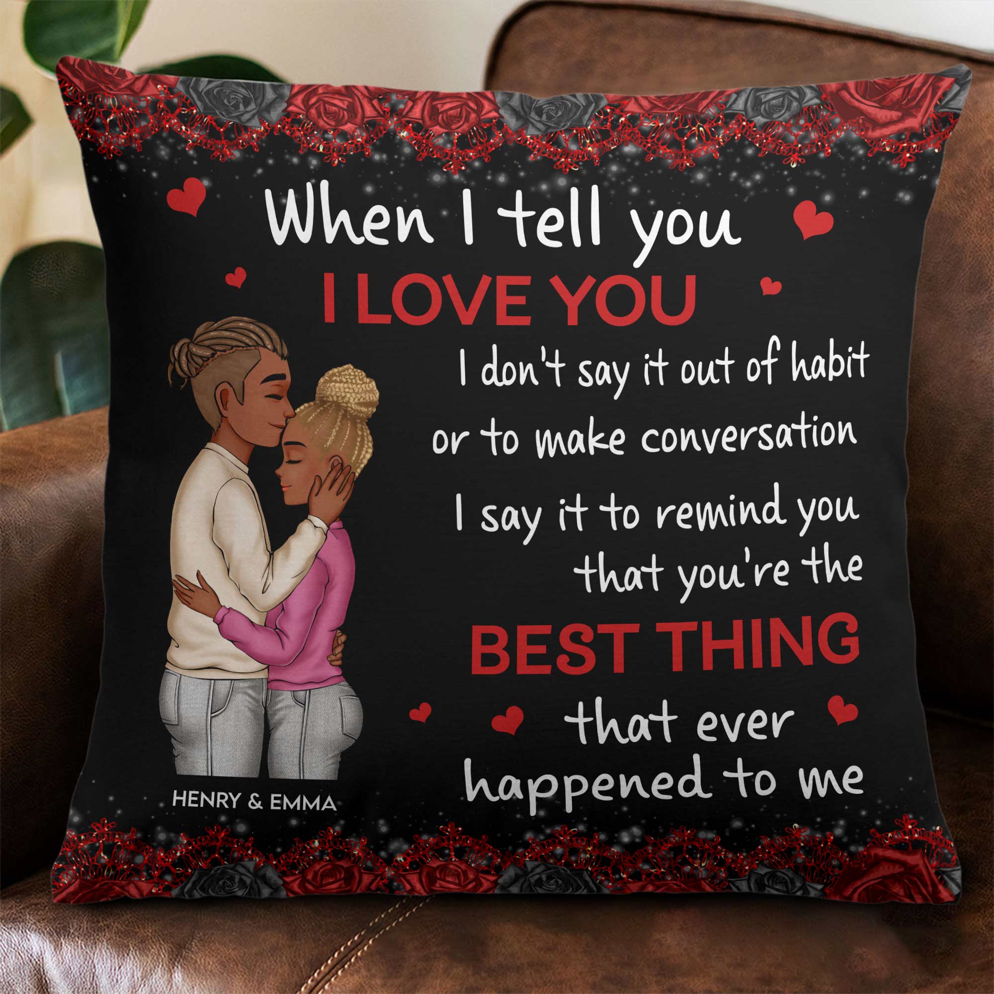 The Best Thing That Happened To Me - Personalized Pillow (Insert Included) - Image 2