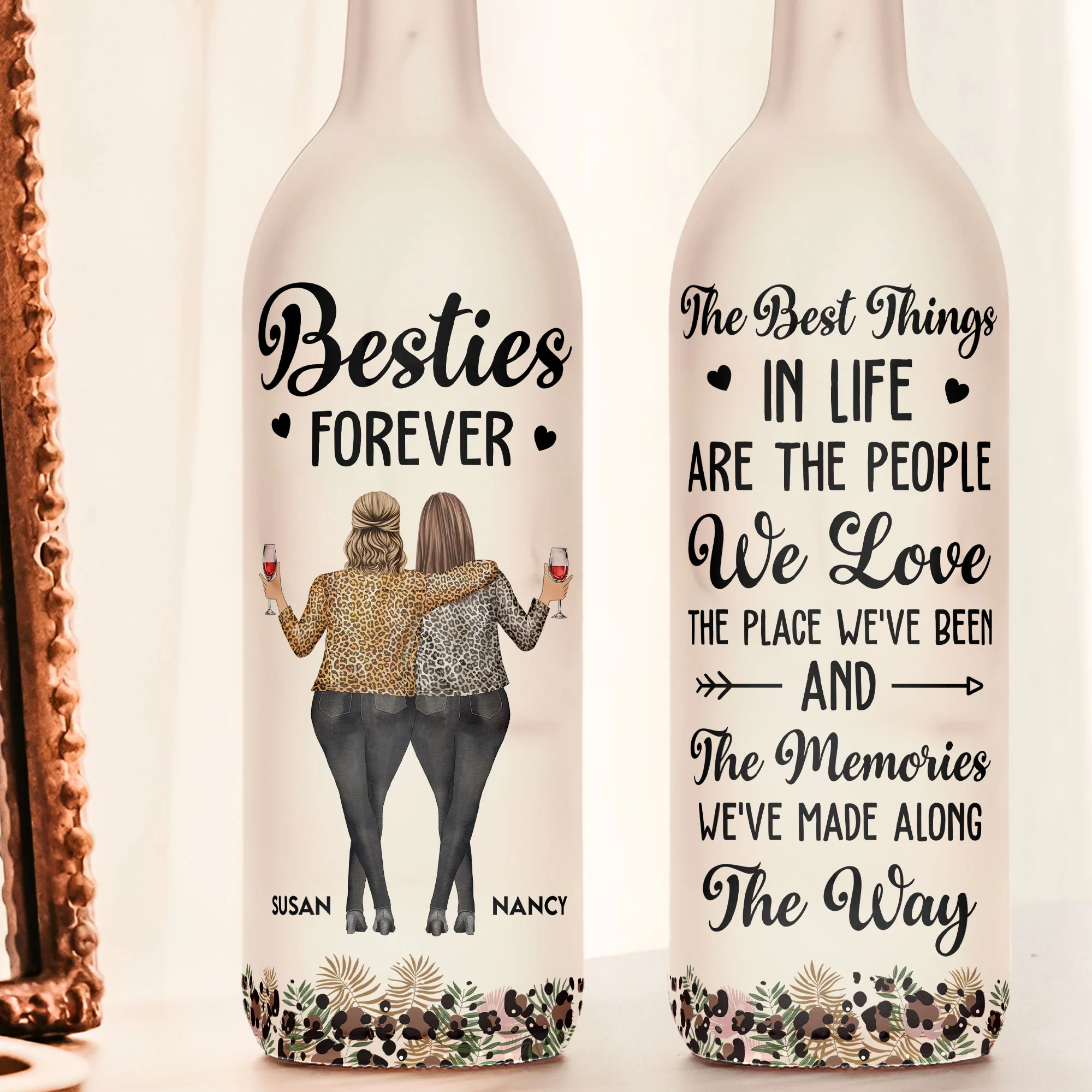 The Best Things In Life - Personalized Bottle Lamp - Image 2