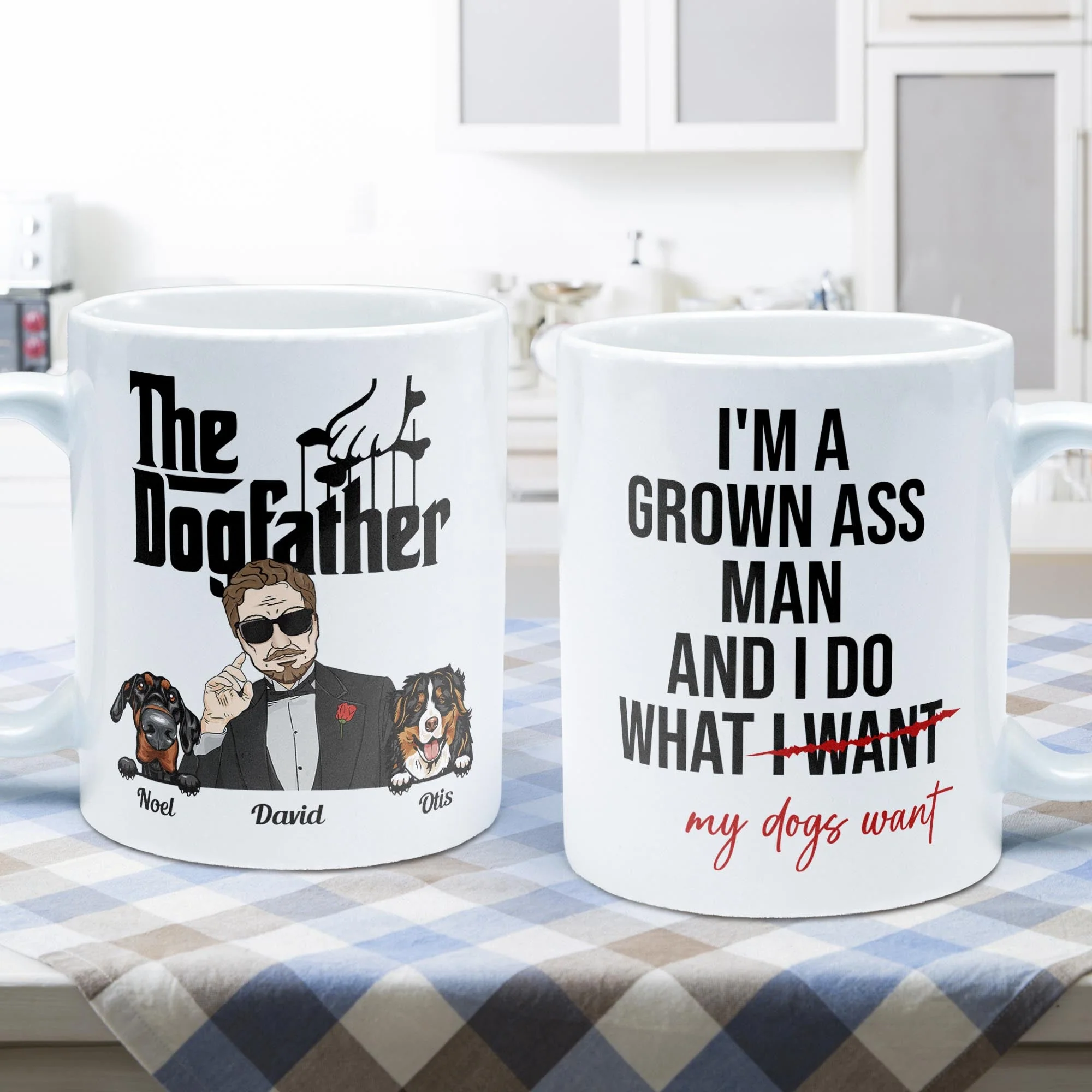 The Dogfather - Personalized Mug - Image 4