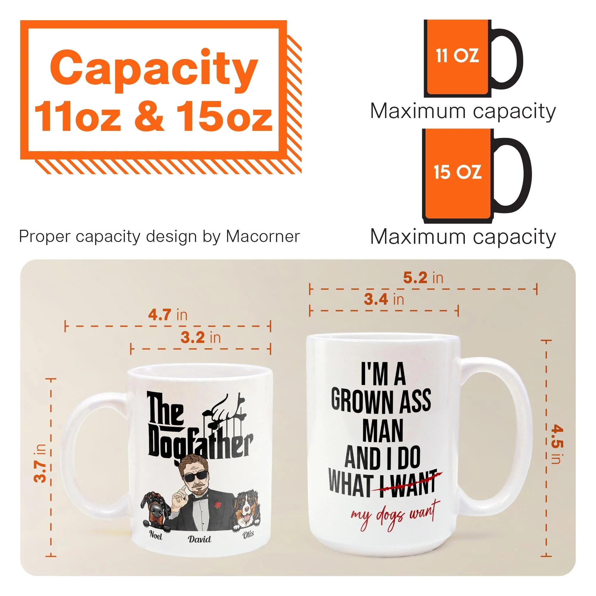 The Dogfather - Personalized Mug - Image 6