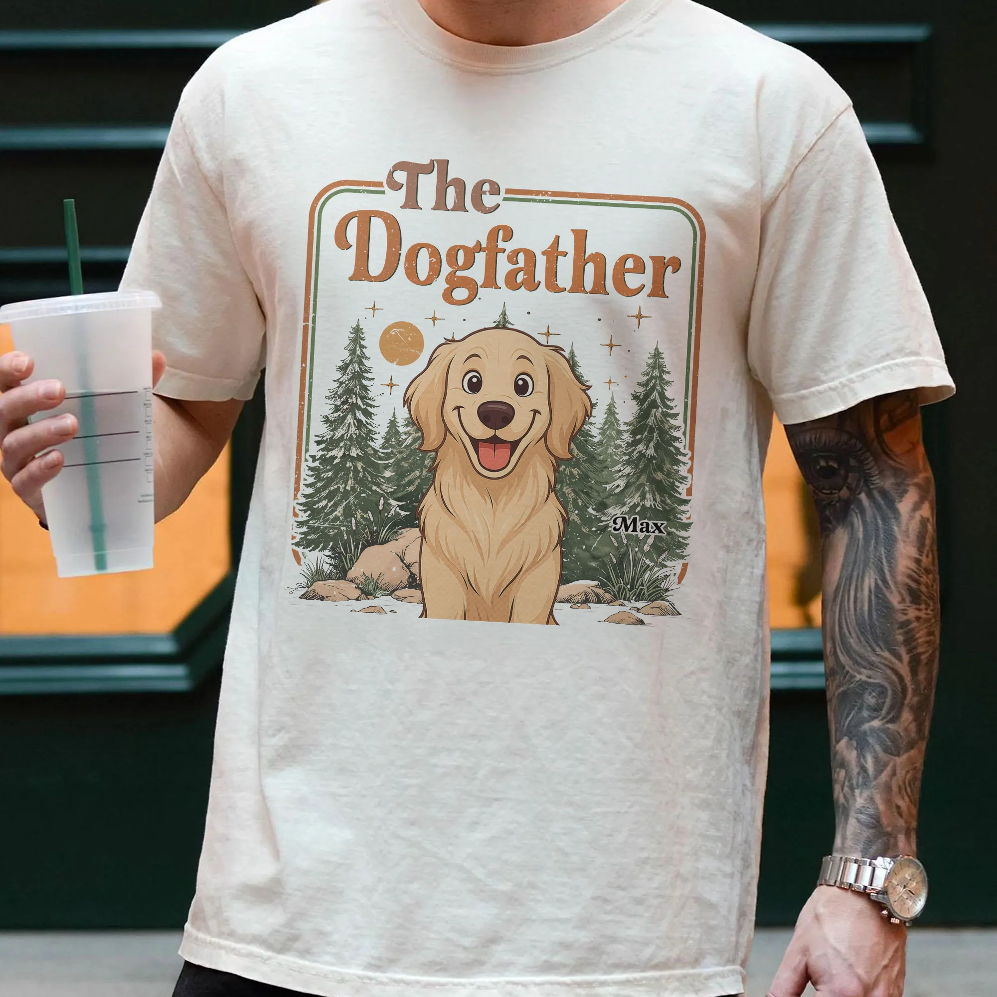 The Dogfather - Personalized Shirt - Image 4