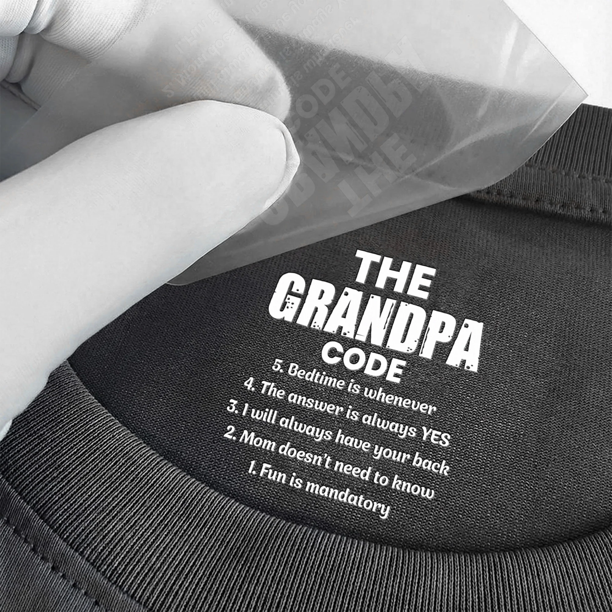 The Grandpa Code - Personalized Shirt - Image 3