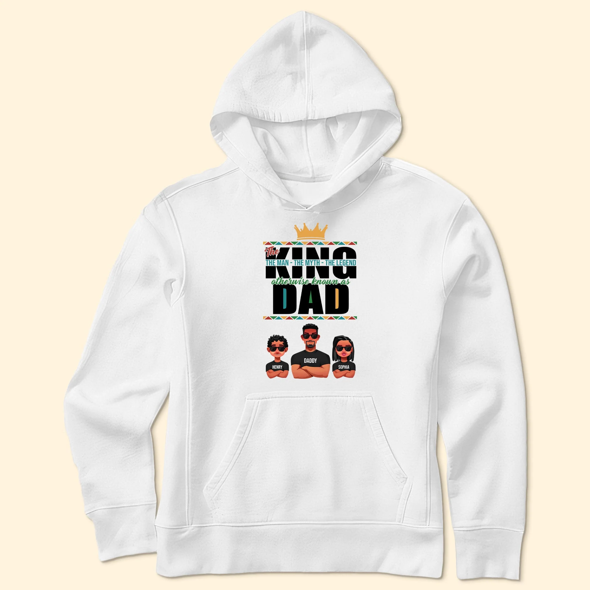 The King The Man The Myth The Legend - Personalized Shirt - Image 5