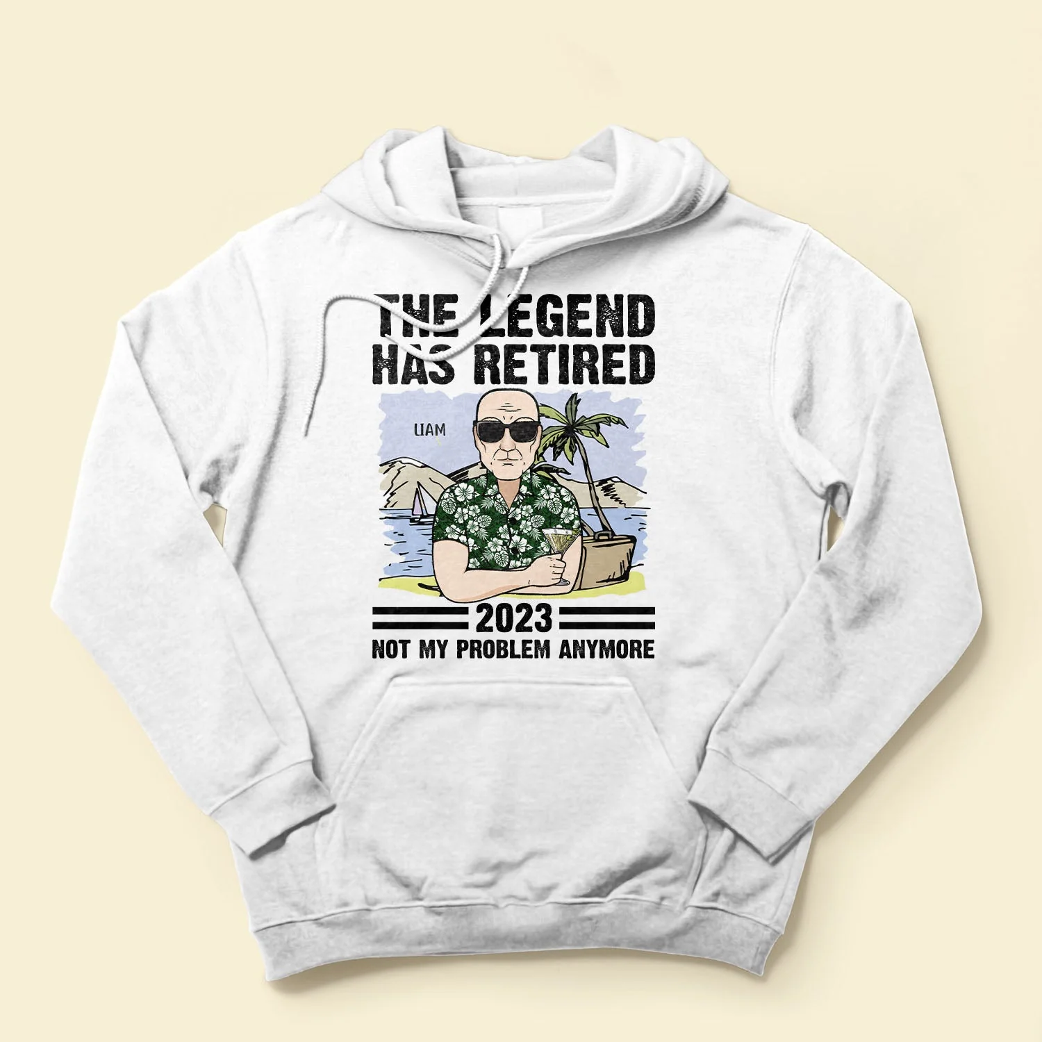 The Legend Has Retired - Not My Problem Anymore - Personalized Shirt - Image 4