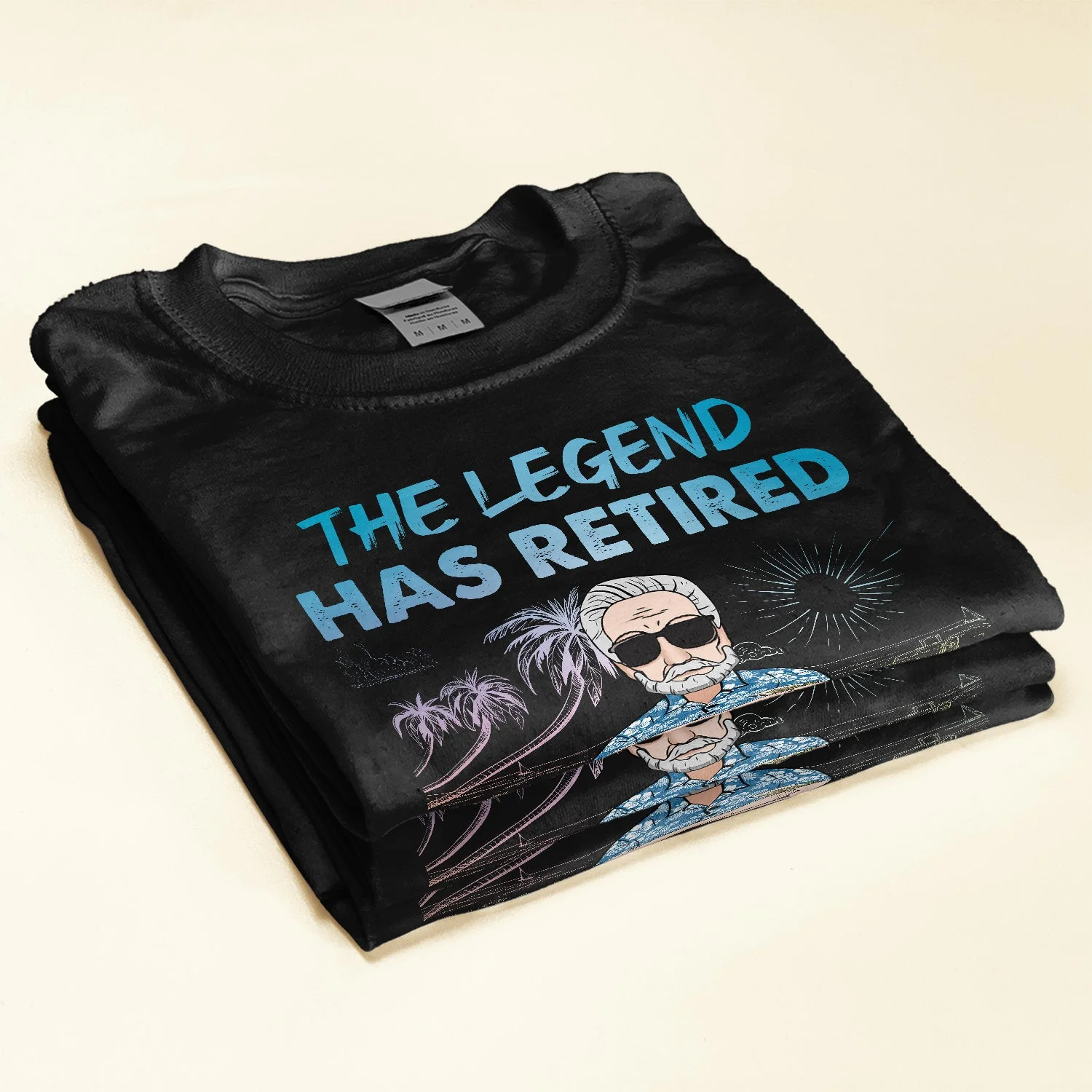 The Legend Has Retired Not My Problem Anymore - Personalized Shirt - Image 2
