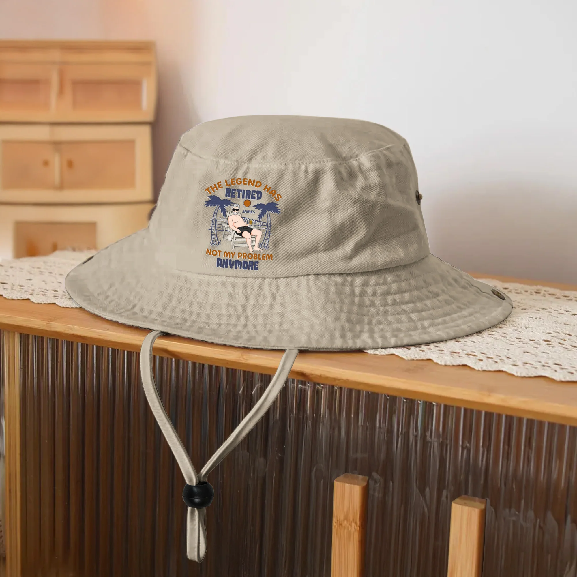 The Legend Has Retired - Personalized Bucket Hat - Image 6