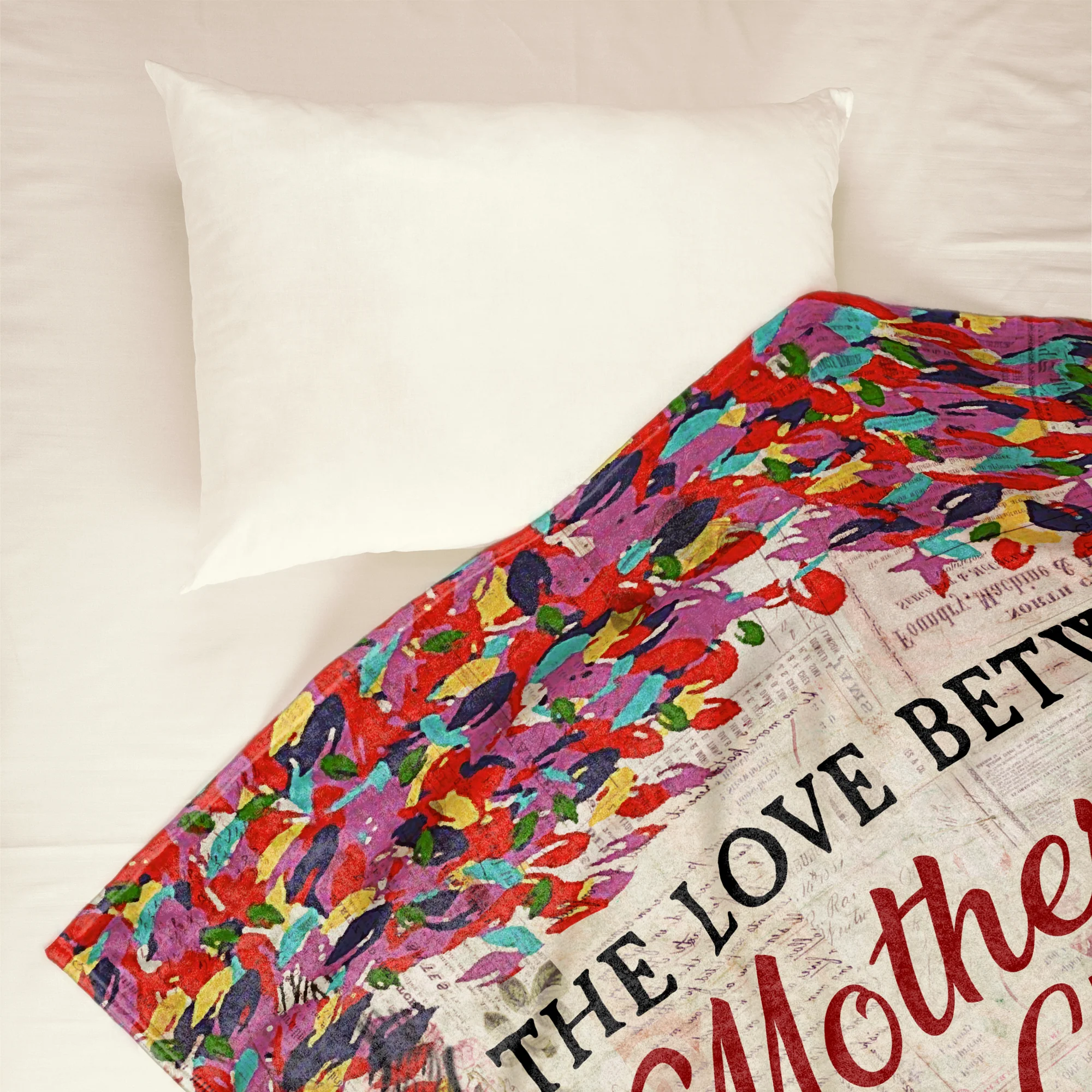 The Love Between Mother & Children Forever - Personalized Blanket - Mothers Day Gift For Mom, Mama - Image 6