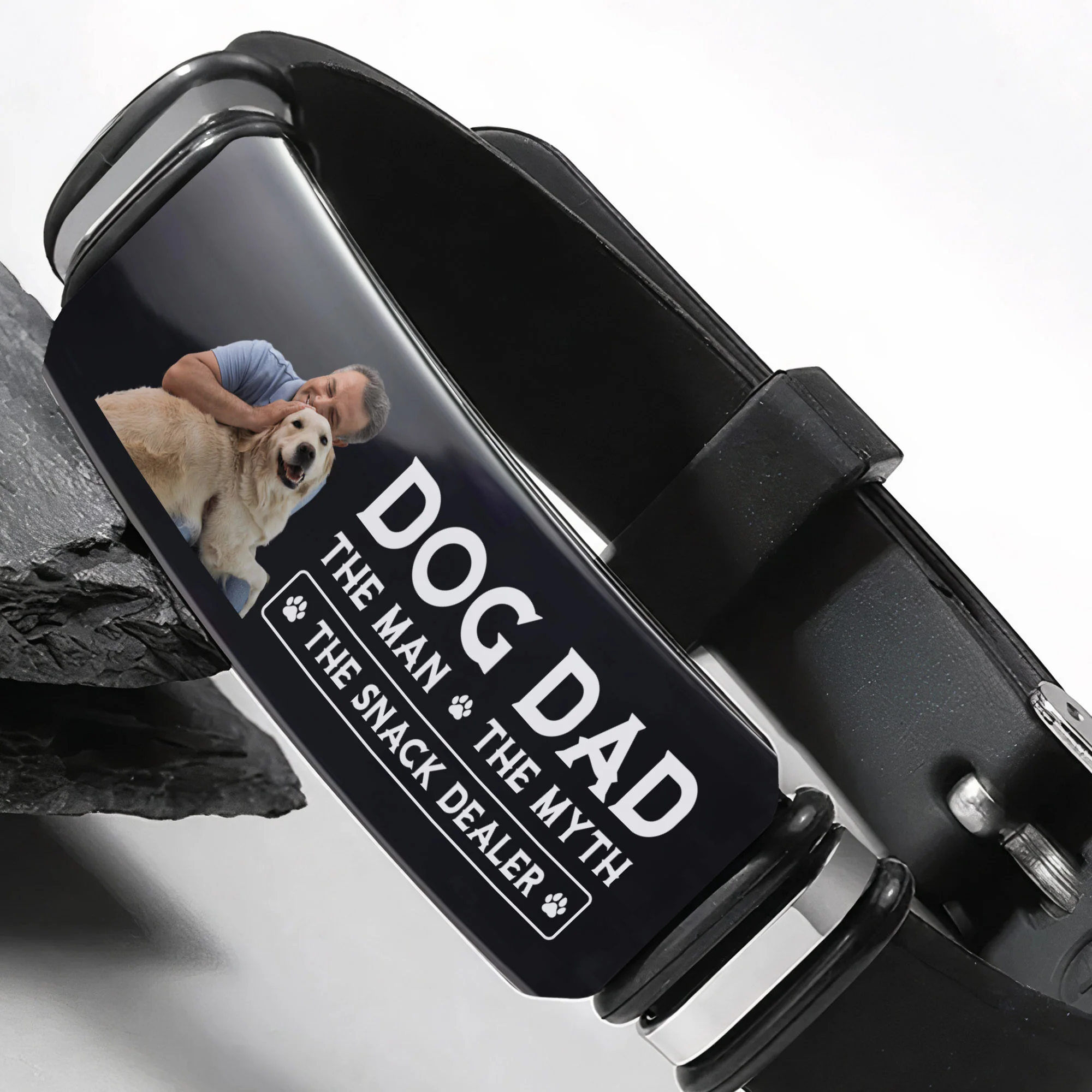 The Man The Myth The Snack Dealer - Personalized Photo Bracelet - Image 5