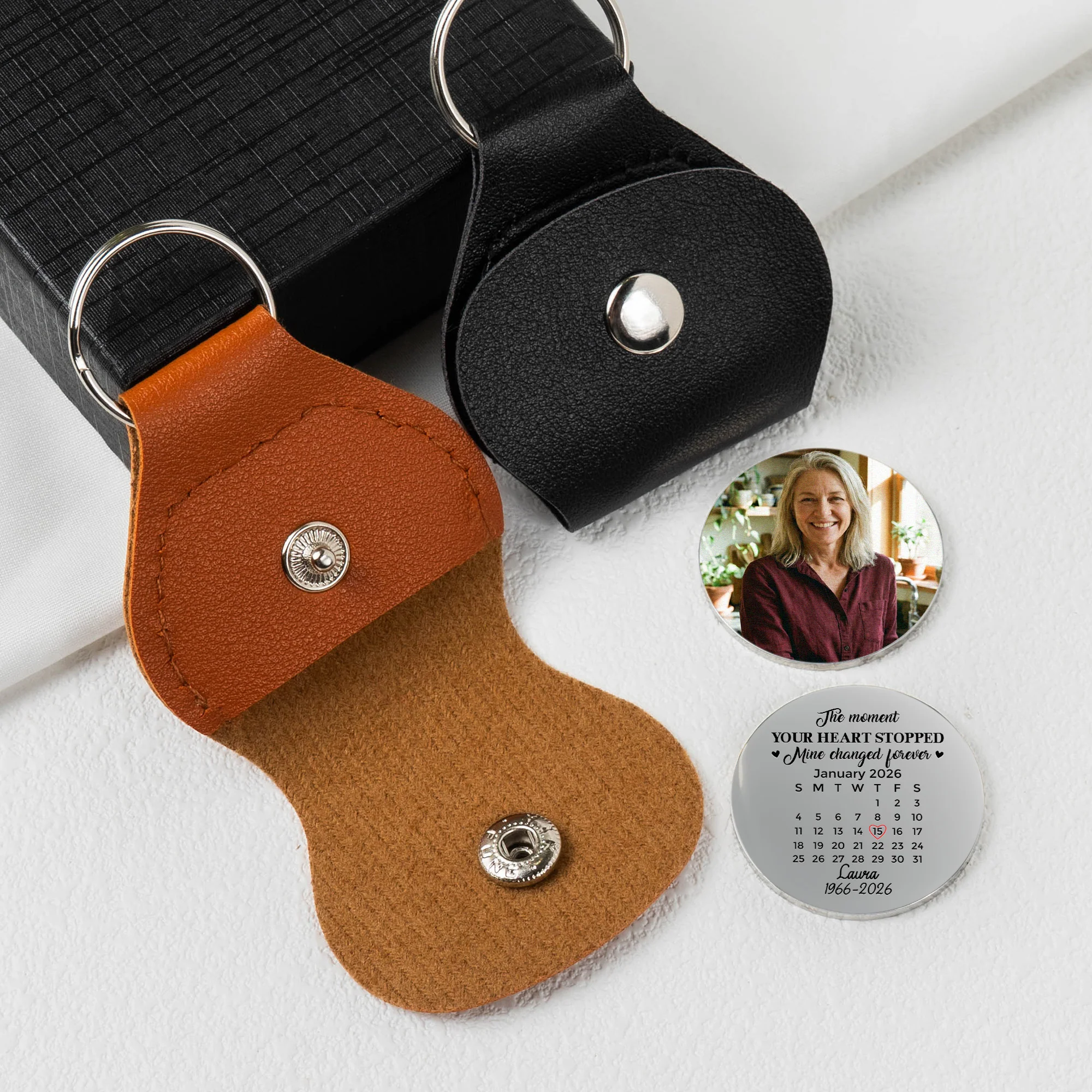 The Moment Your Heart Stopped Mine Changed Forever - Personalized Pocket Hug - Image 2