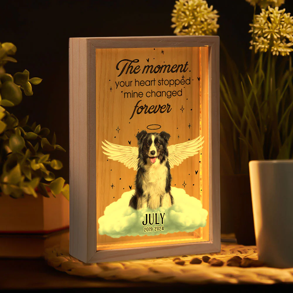 The Moment Your Heart Stopped - Personalized Photo Frame Light Box - Image 6