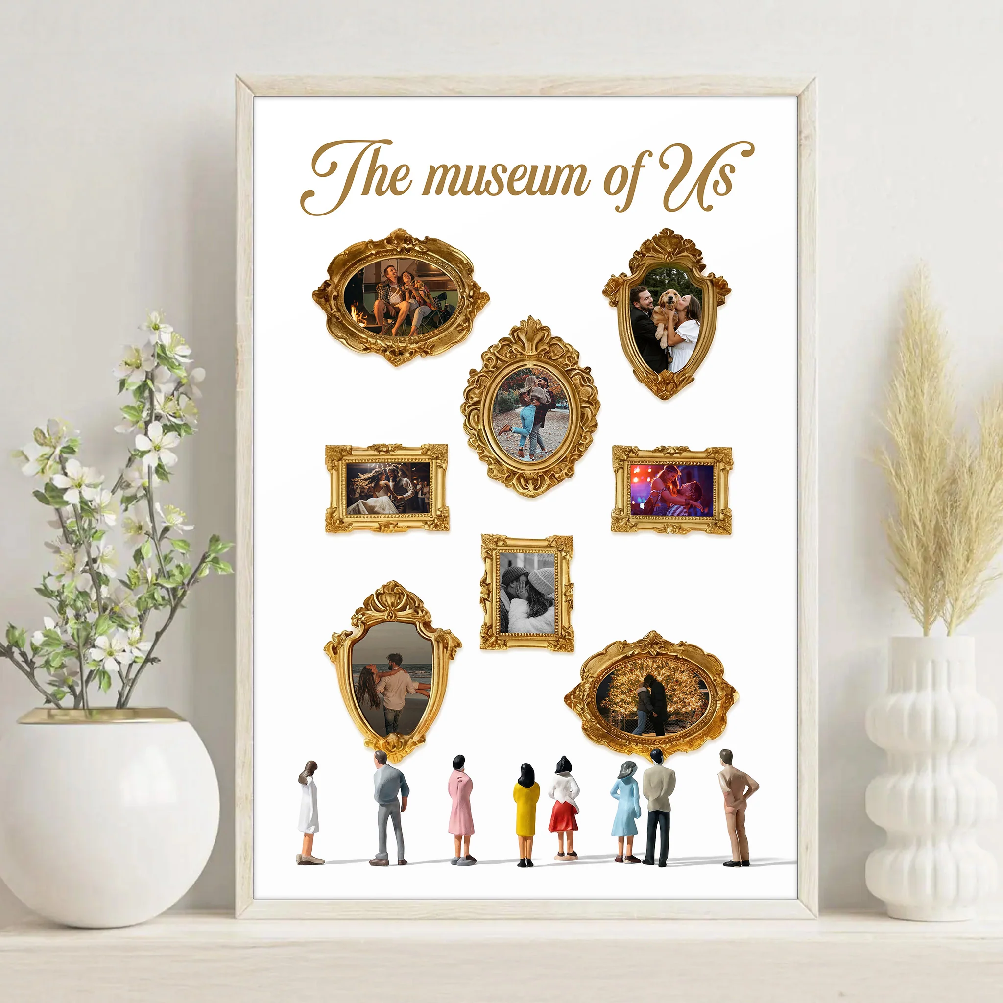 The Museum Of Us - Custom With Couple Photos - Personalized Photo Poster - Image 2