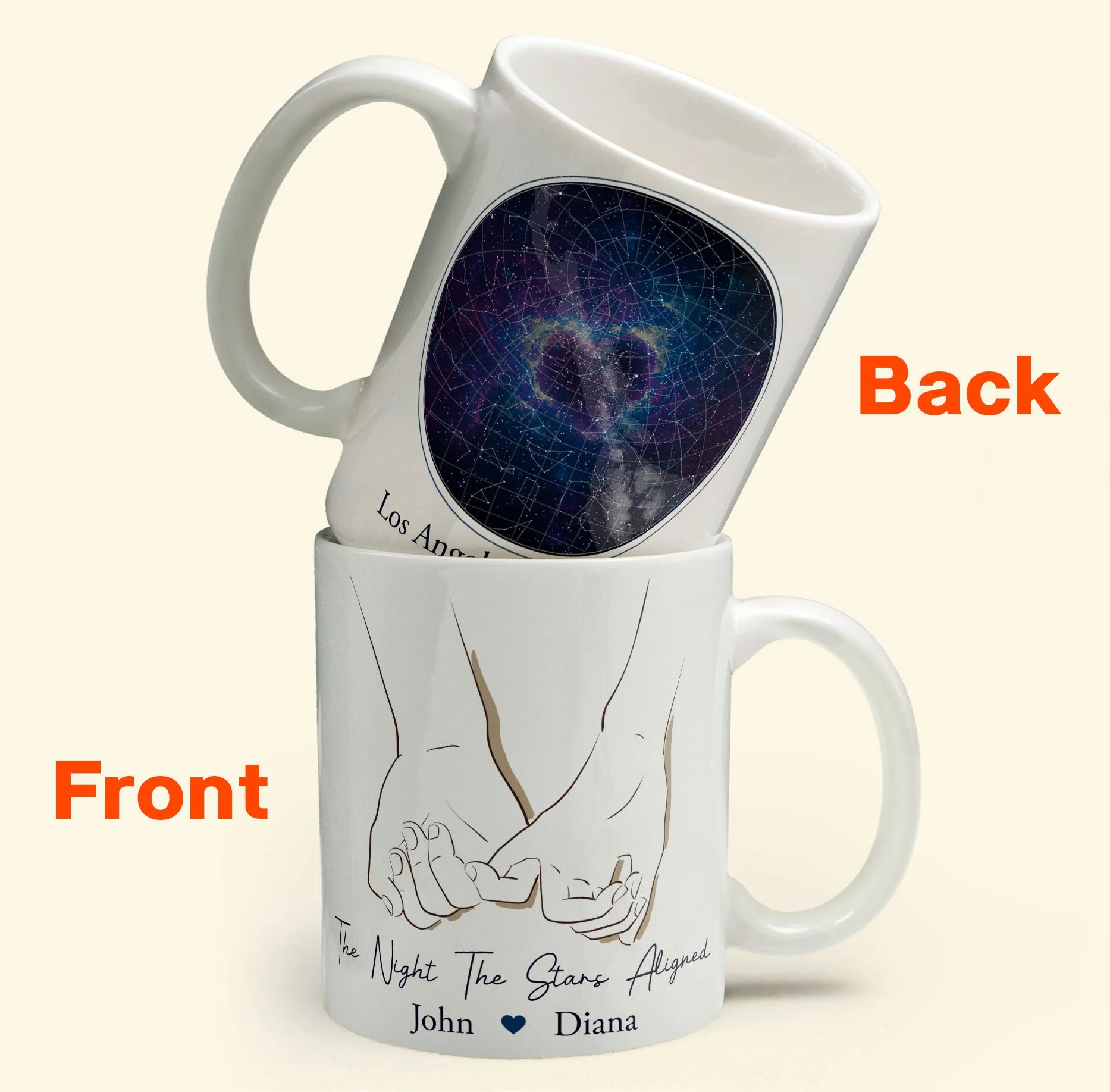 The Night The Stars Aligned - Personalized Mug - Image 3