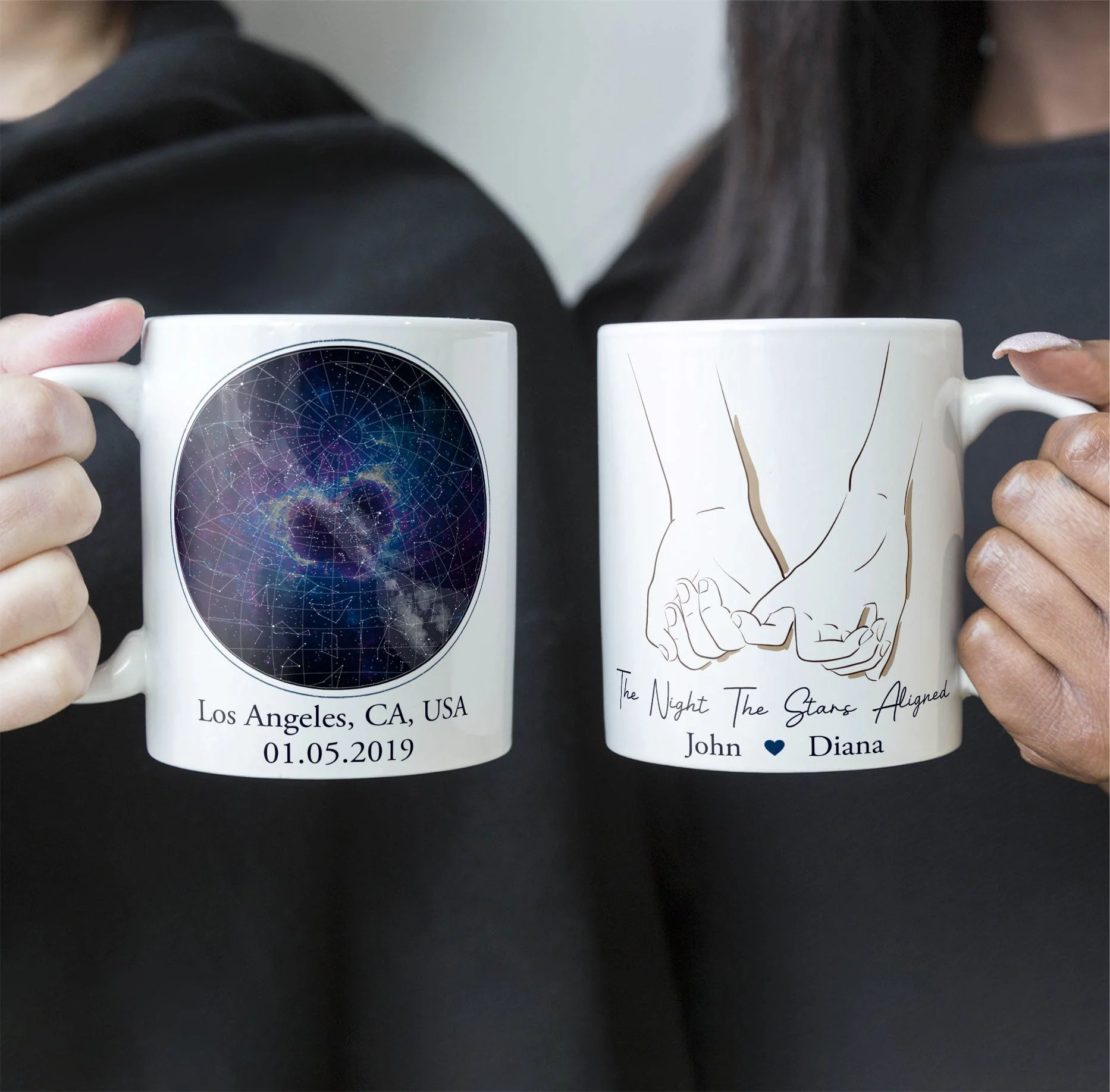 The Night The Stars Aligned - Personalized Mug - Image 5
