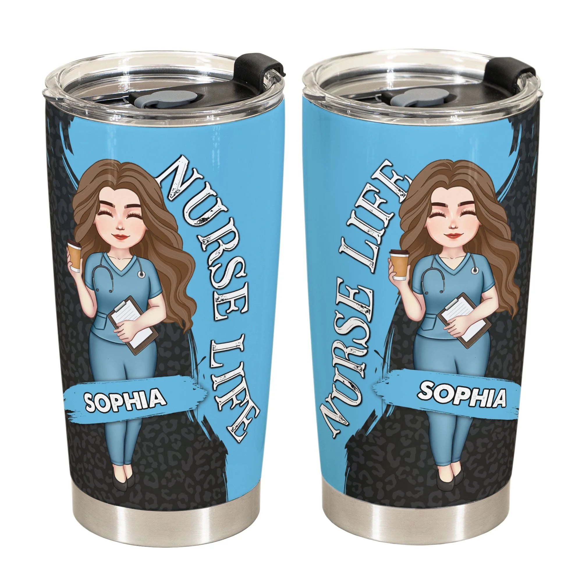 The Nurse Life - Personalized Tumbler Cup - Image 3