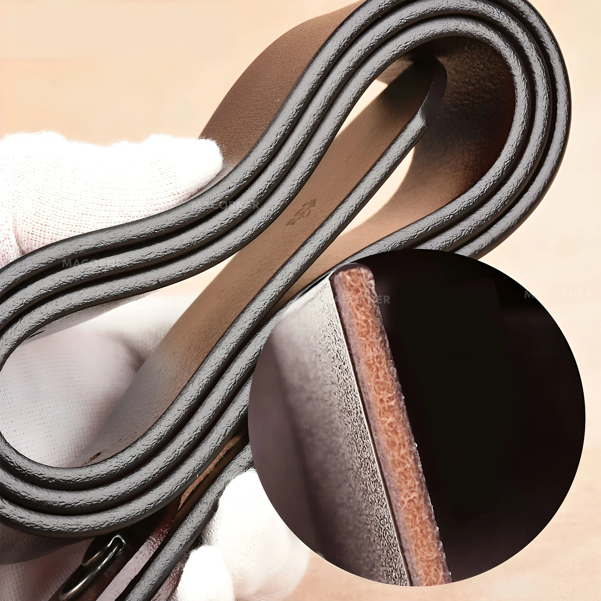 The Only Bell I Want To Jingle Is Yours - Personalized Engraved Leather Belt - Image 8