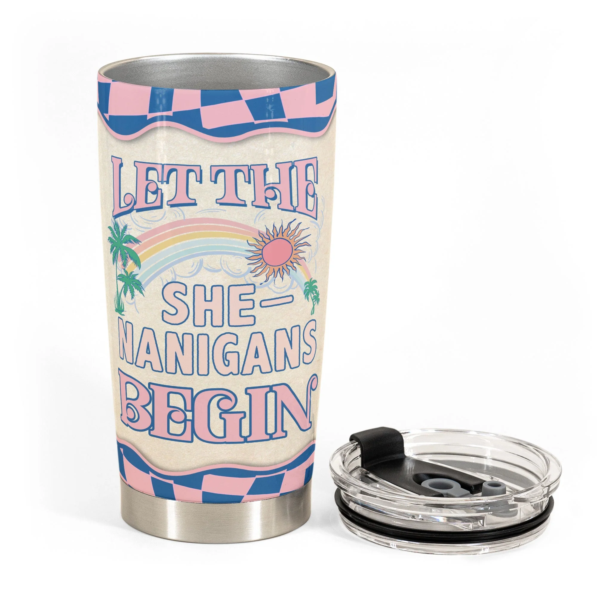 The Shenanigans Begin - Personalized Tumbler Cup - Image 3