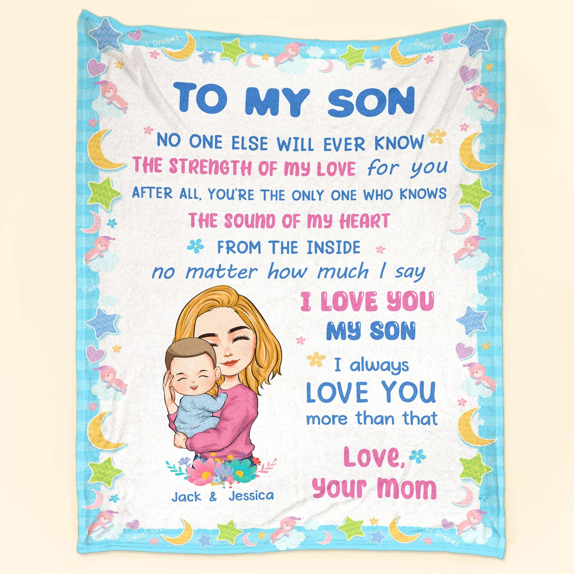The Strength Of My Love For You - Personalized Blanket