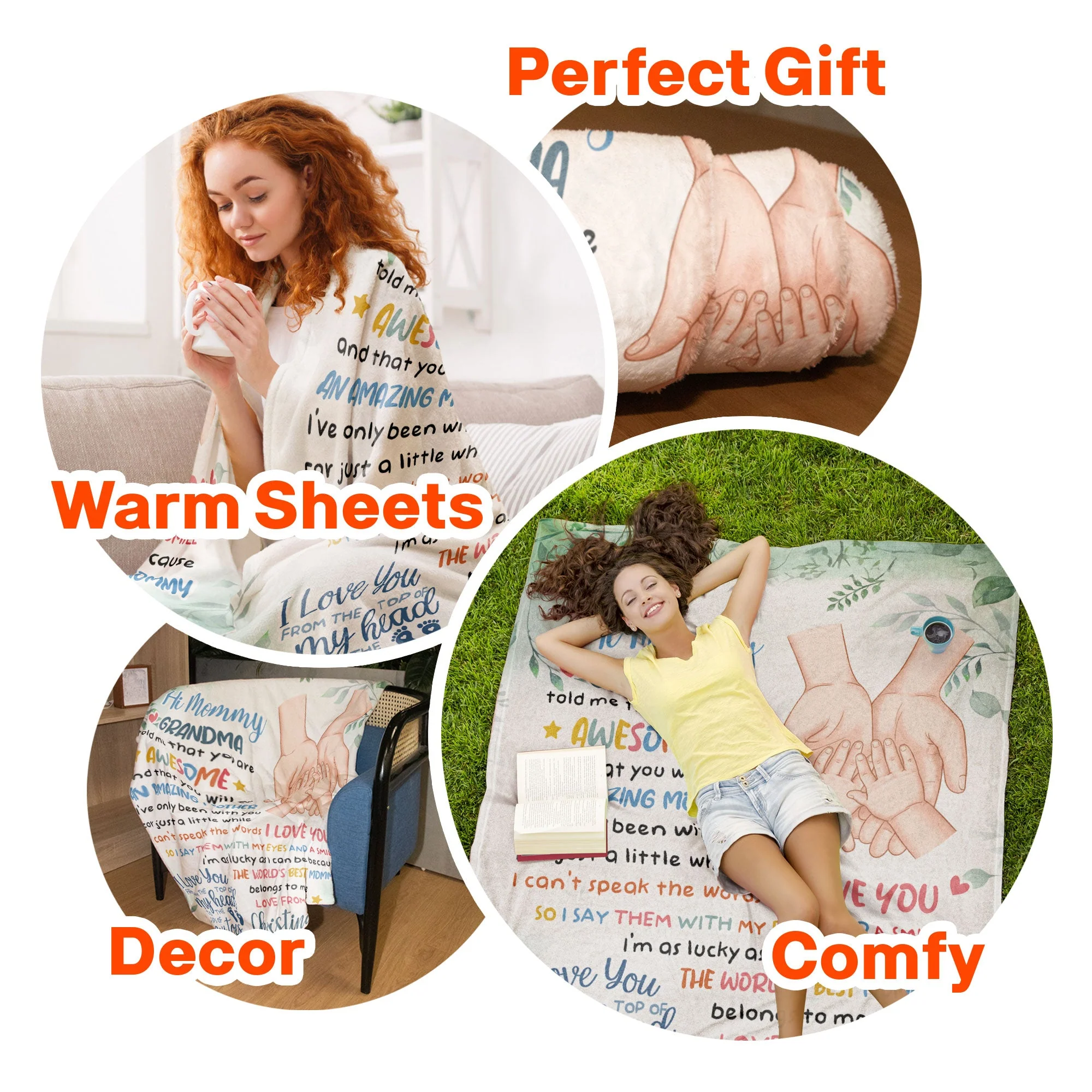 The World's Best Mommy I Love You New Mom Gift Baby Shower - Personalized Blanket - Image 7