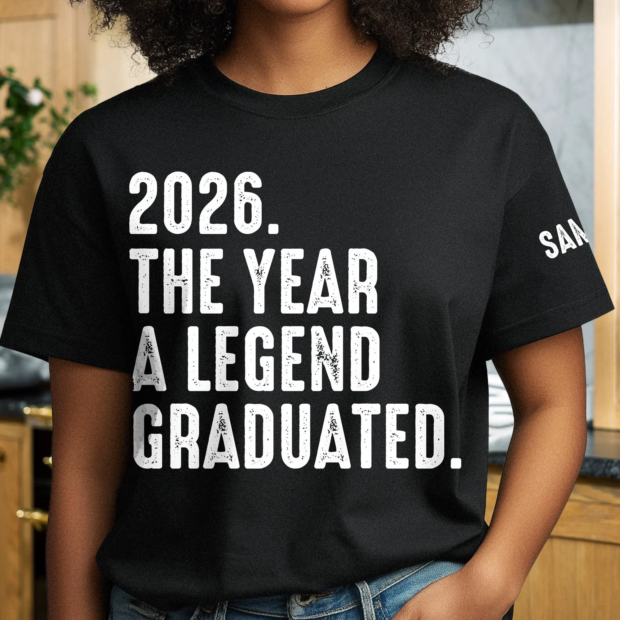 The Year A Legend Graduated - Personalized Shirt - Image 5