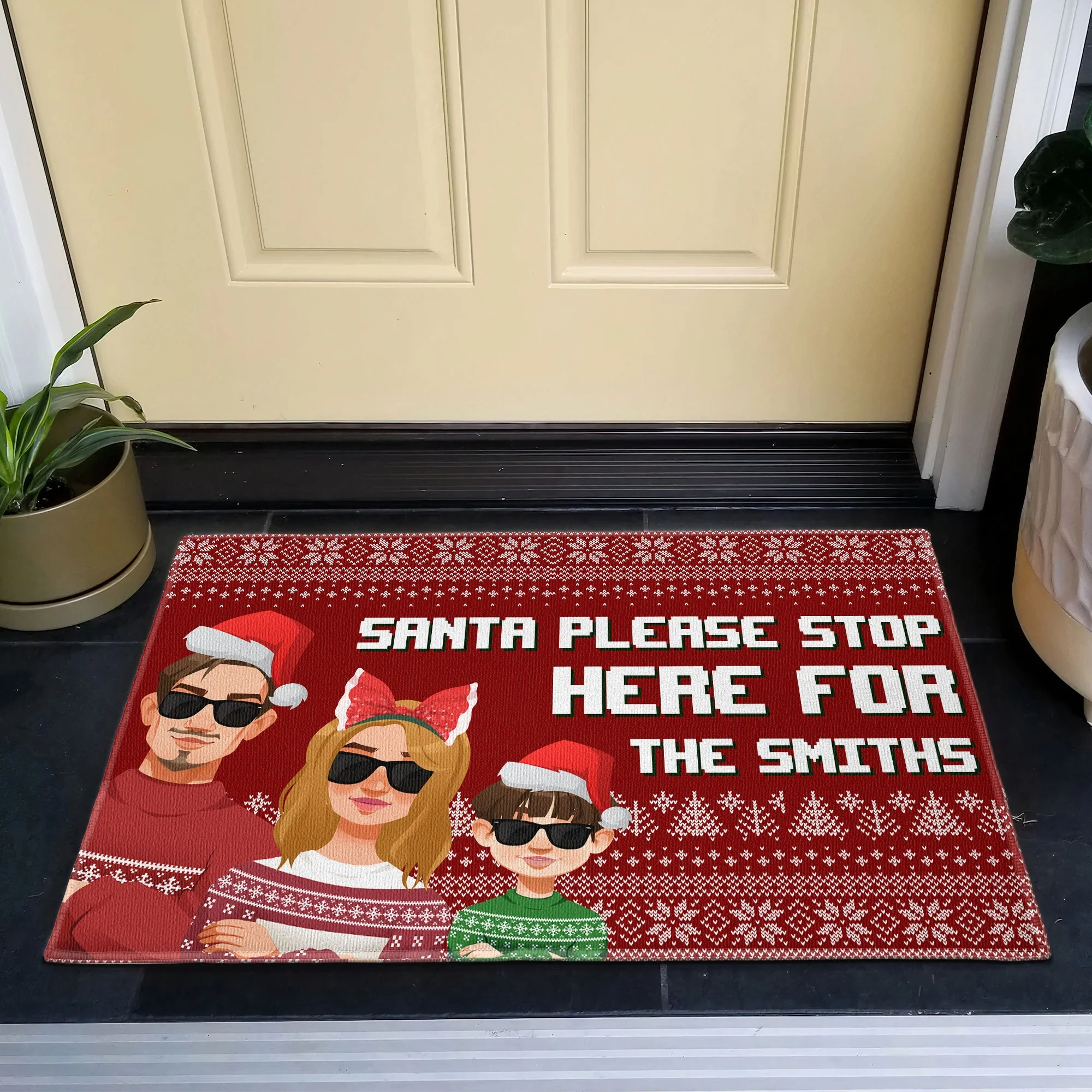There's No Place Like Grandma and Grandpa's House - Personalized Doormat - Image 4