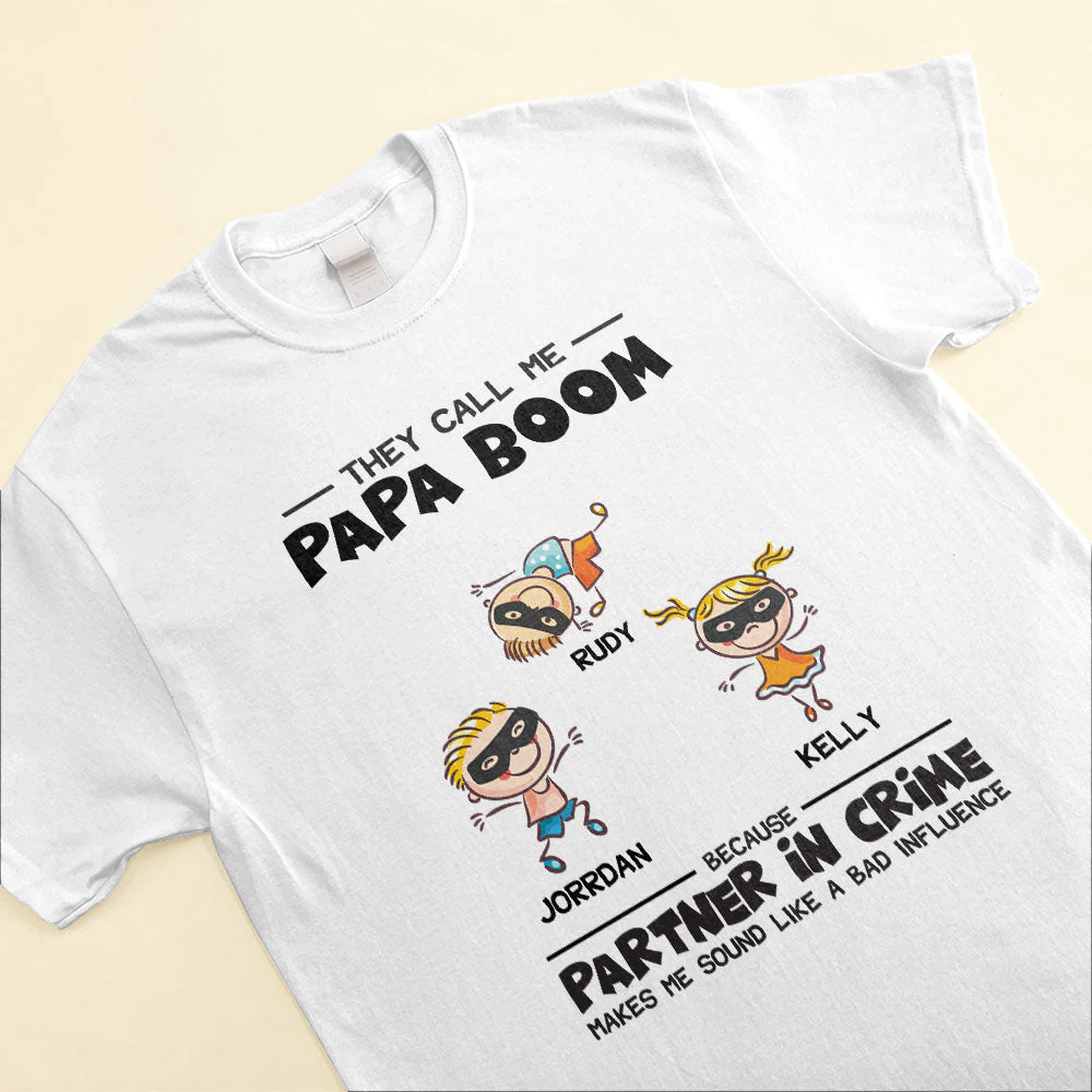 Partner In Crime Kids - Personalized Shirt - Image 3