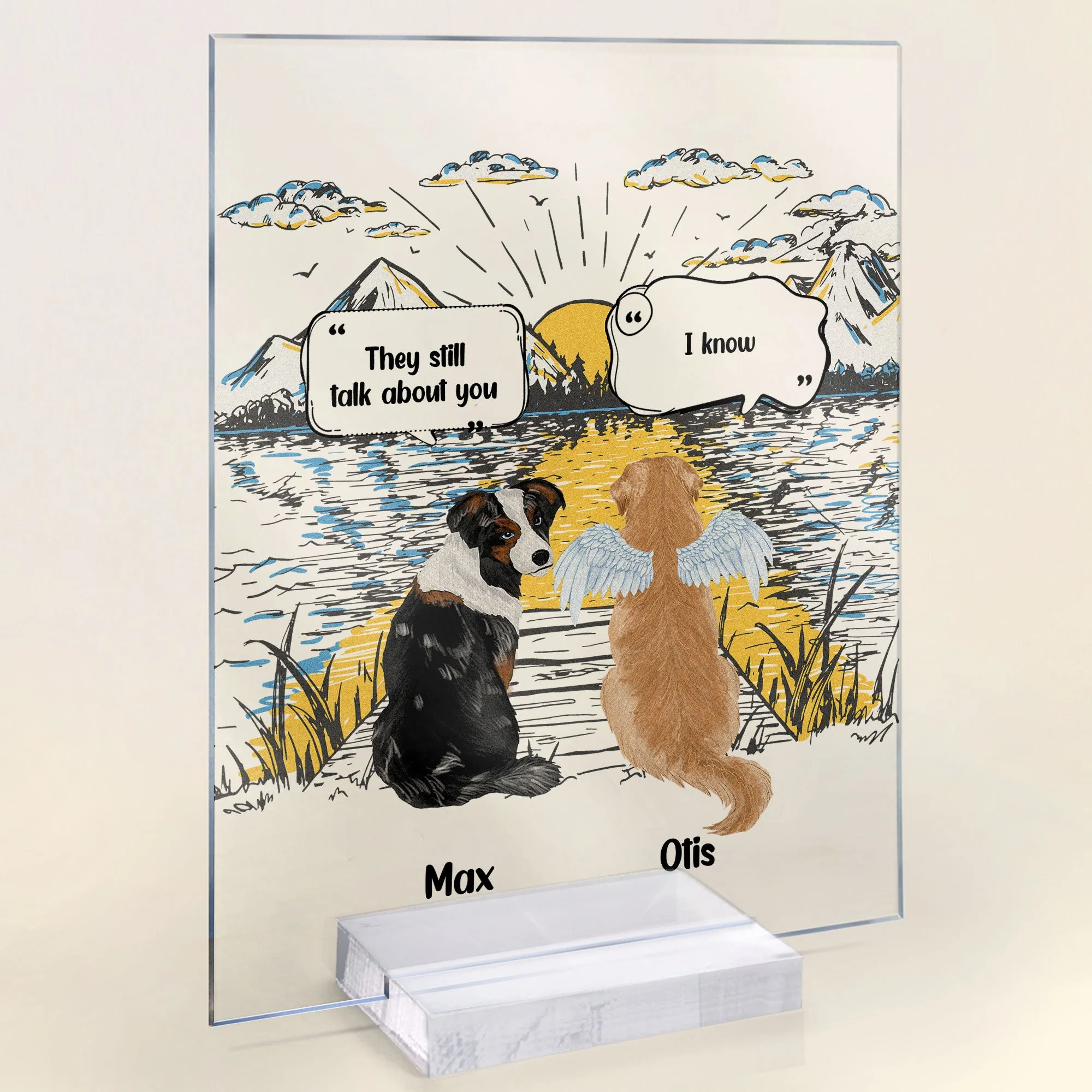They Still Talk About You - Personalized Acrylic Plaque - Image 2