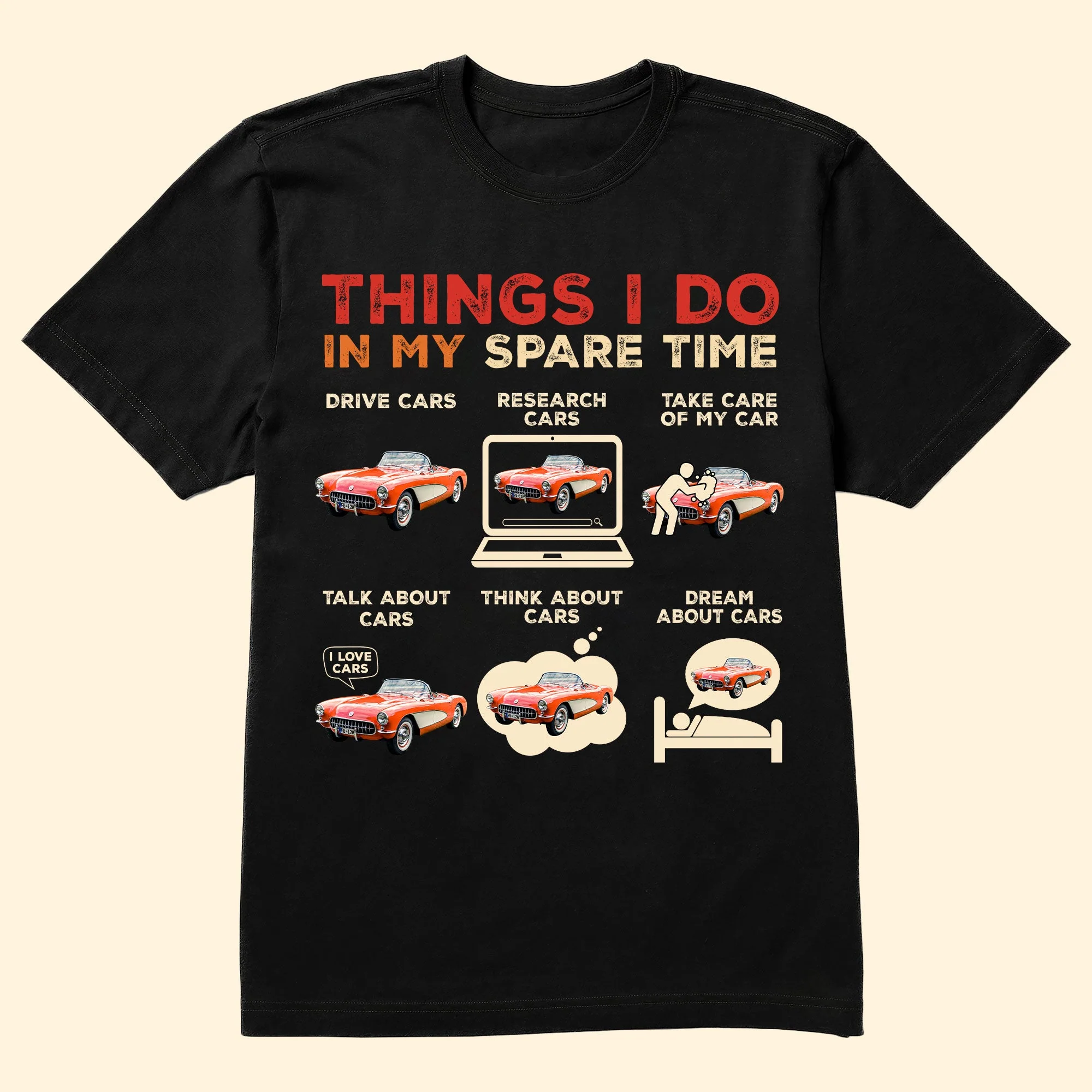 Things I Do In My Spare Time - Personalized Photo Shirt - Image 2