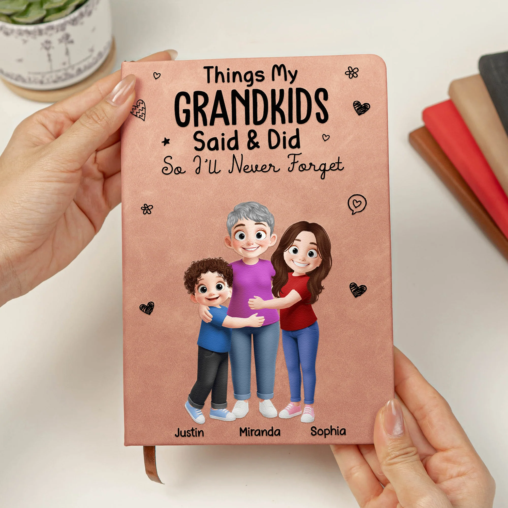 Things My Grandkids Said & Did So I'll Never Forget - Personalized Journal - Image 2