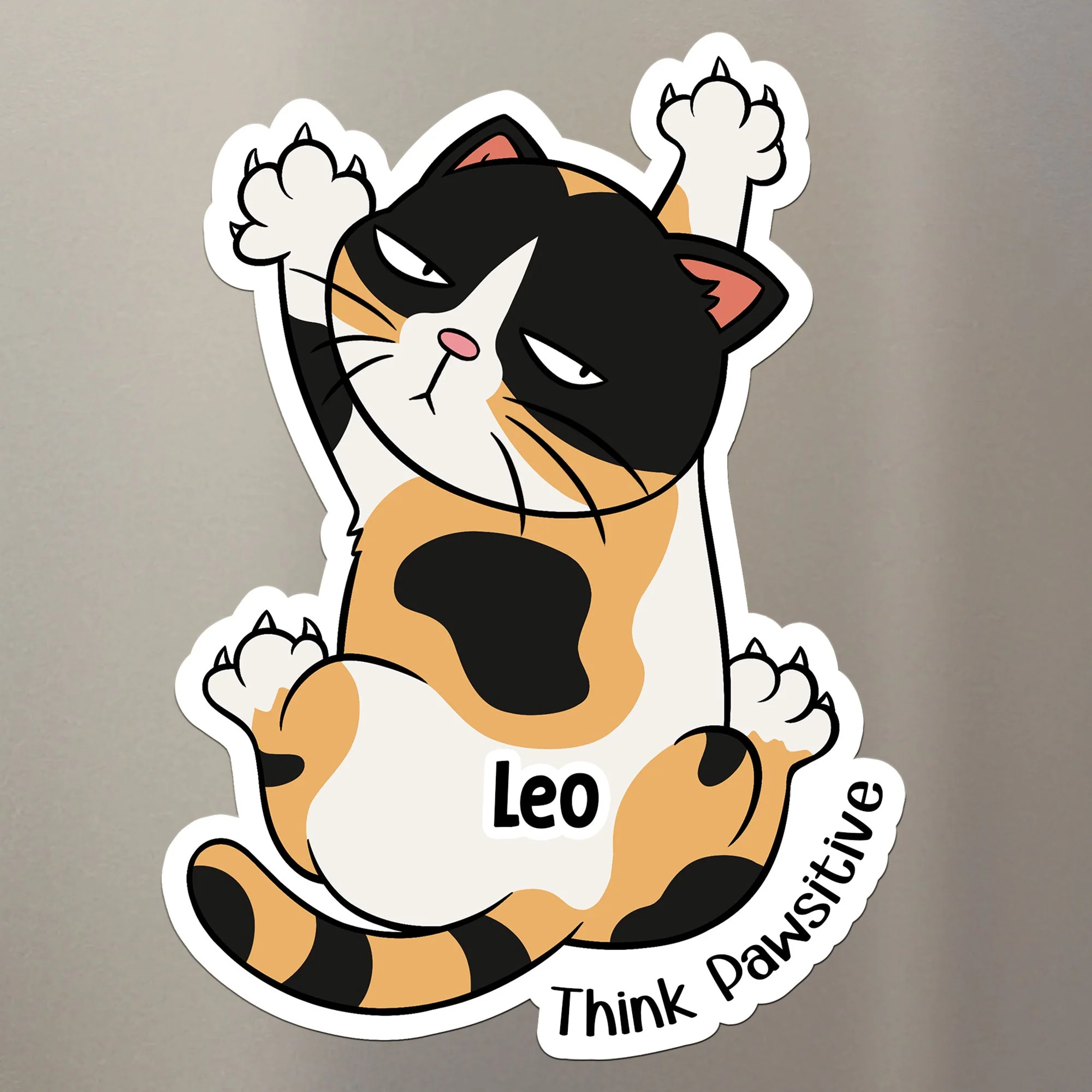 Think Pawsitive - Personalized Magnet - Image 4