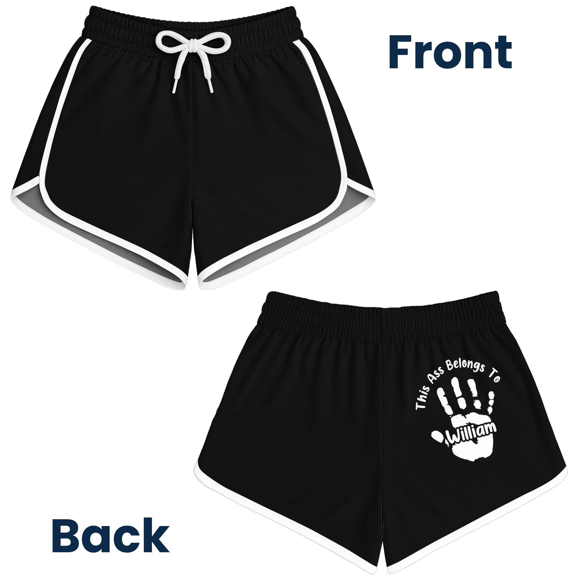 This A$$ Belongs To - Custom Dolphin Shorts - Image 5