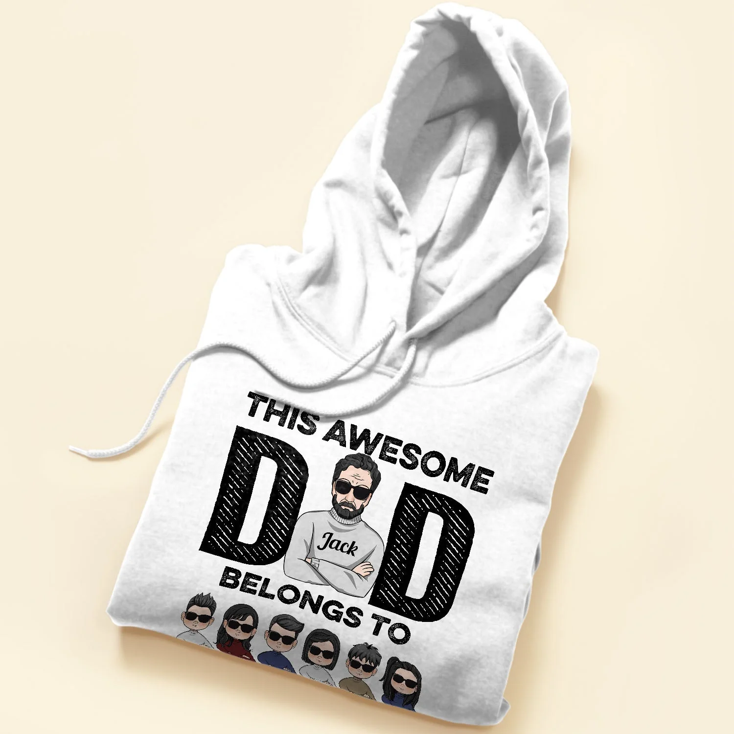 This Awesome Dad Belongs To - Personalized Shirt - Birthday & Christmas Gift For Dad, Daddy, Papa, Father - Image 5