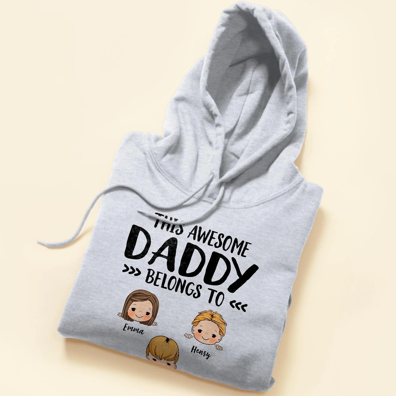 This Awesome Daddy Belongs To  - Personalized Shirt - Father's Day, Birthday, Funny  Gift For Dad, Father, Husband - Gift From Wife, Son, Daughter - Image 5