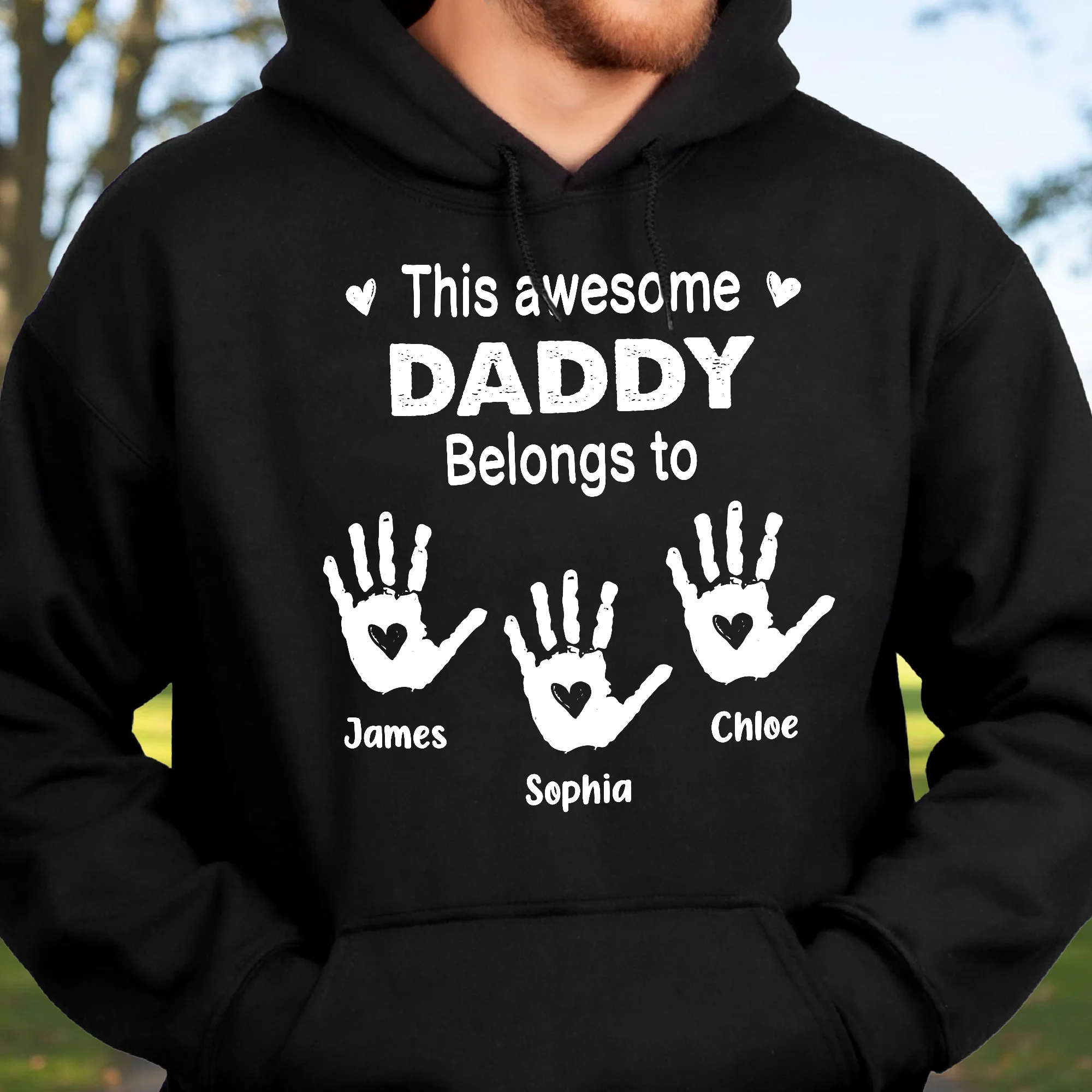 This Awesome Grandpa Belongs To - Personalized Shirt - Image 4