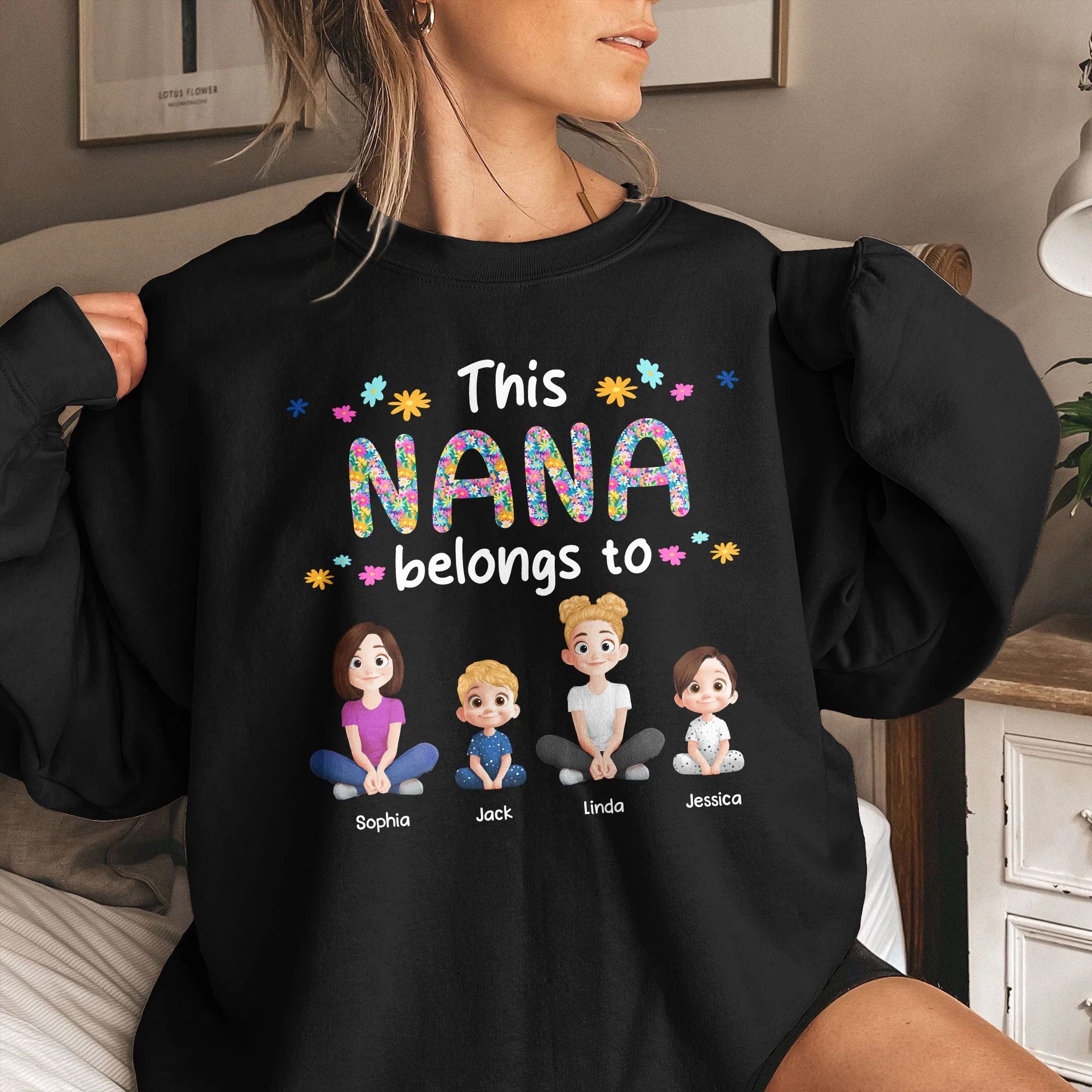 This Awesome Nana Belongs To - Personalized Shirt - Image 4