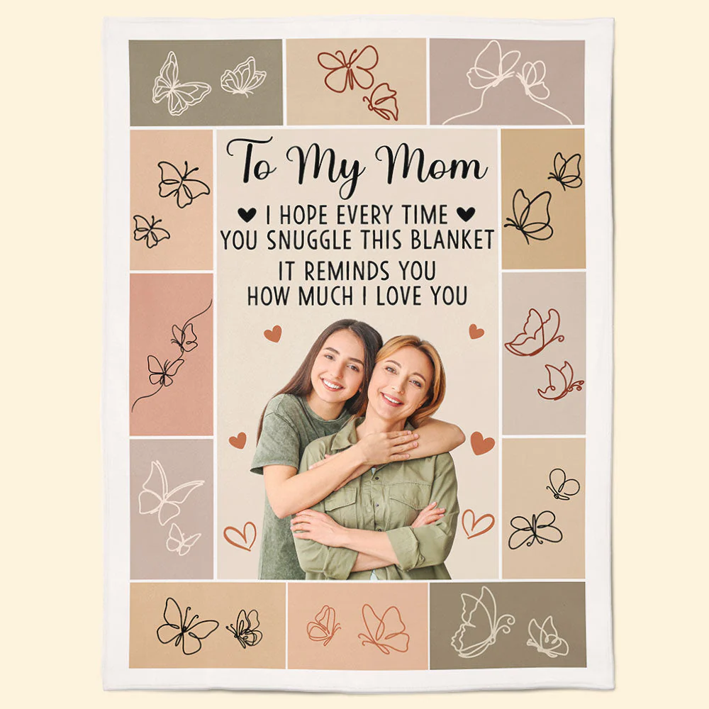 This Blanket Reminds I Love You - Personalized Photo Blanket - Image 9