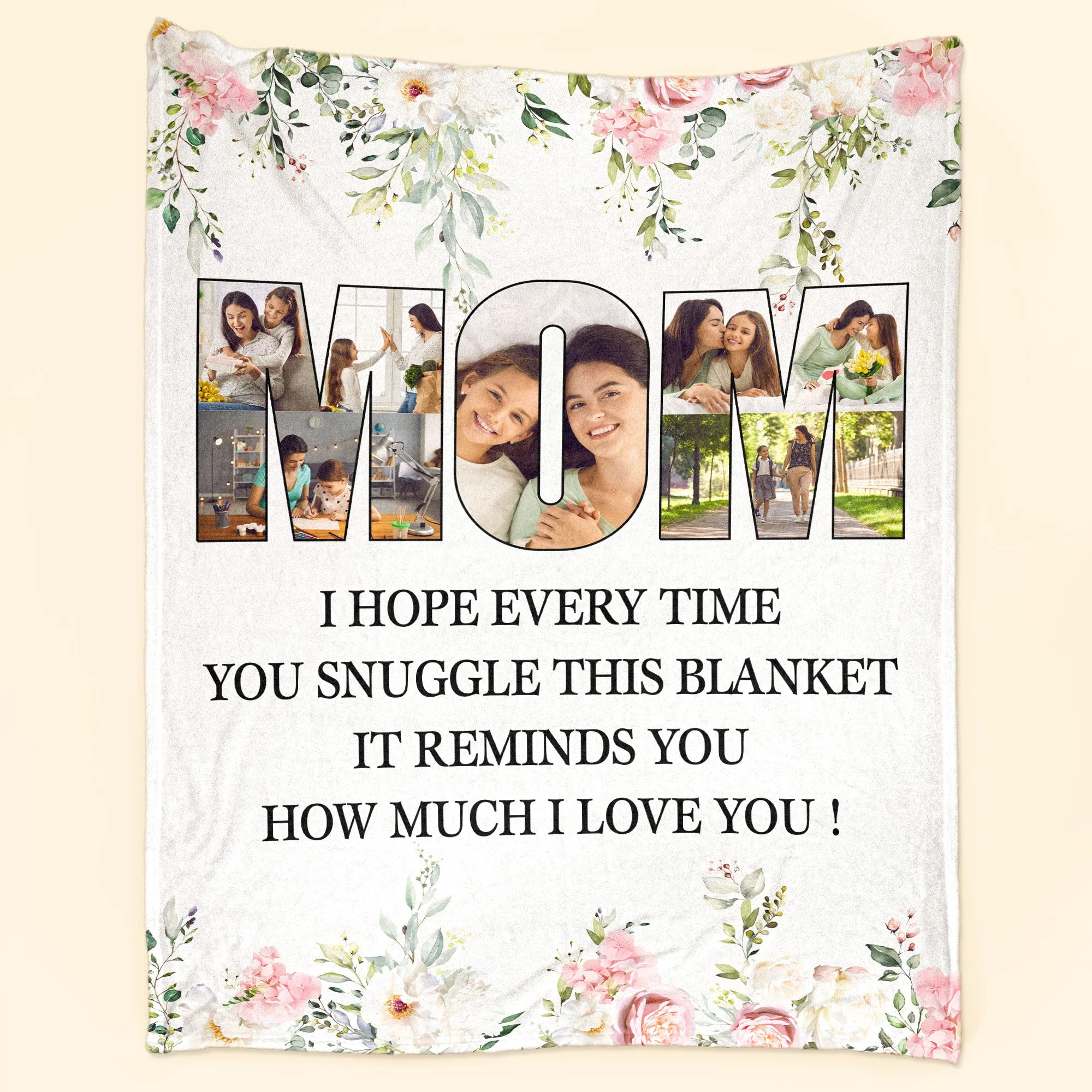 This Blanket Reminds You How Much We Love You - Personalized Photo Blanket - Image 2