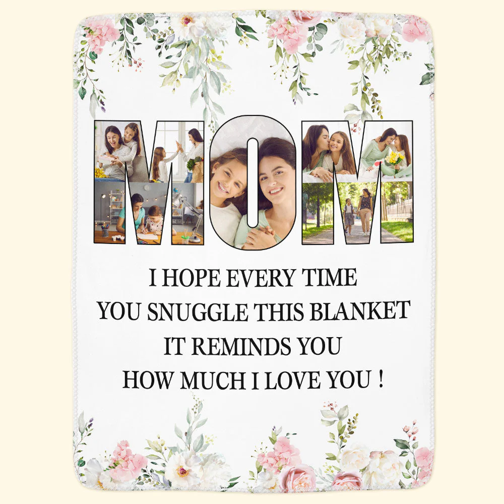 This Blanket Reminds You How Much We Love You - Personalized Photo Blanket - Image 3