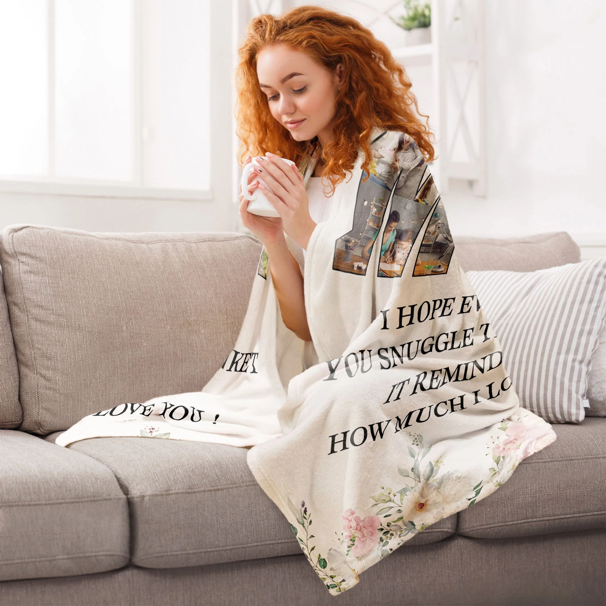 This Blanket Reminds You How Much We Love You - Personalized Photo Blanket - Image 4