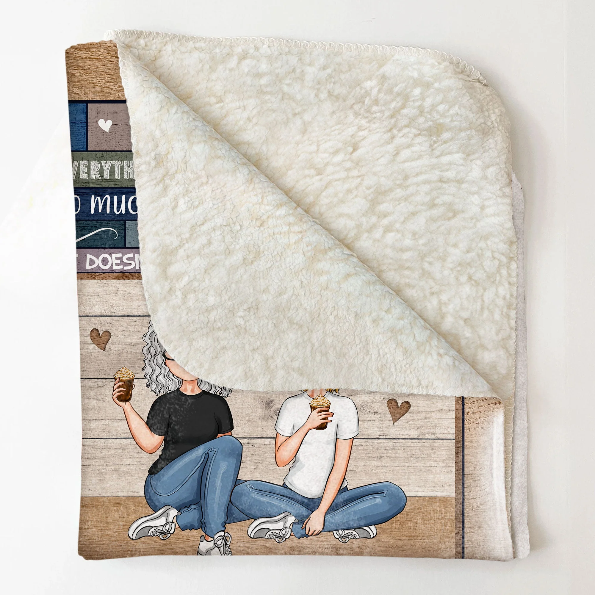 This Cozy Blanket Reminds You How Much I Love You - Personalized Mom Blanket - Image 4