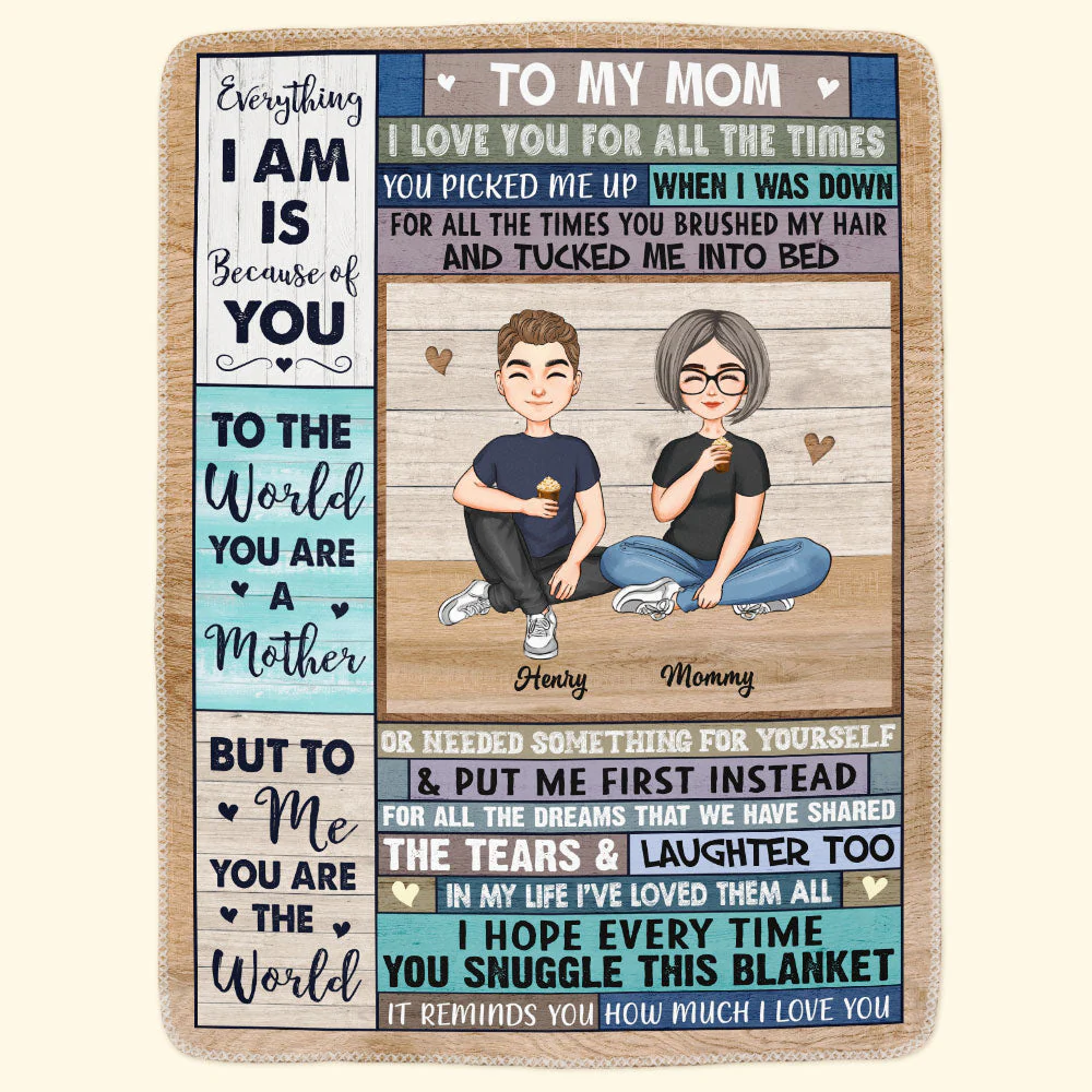 This Cozy Blanket Reminds You How Much We Love You - Personalized Blanket - Image 3