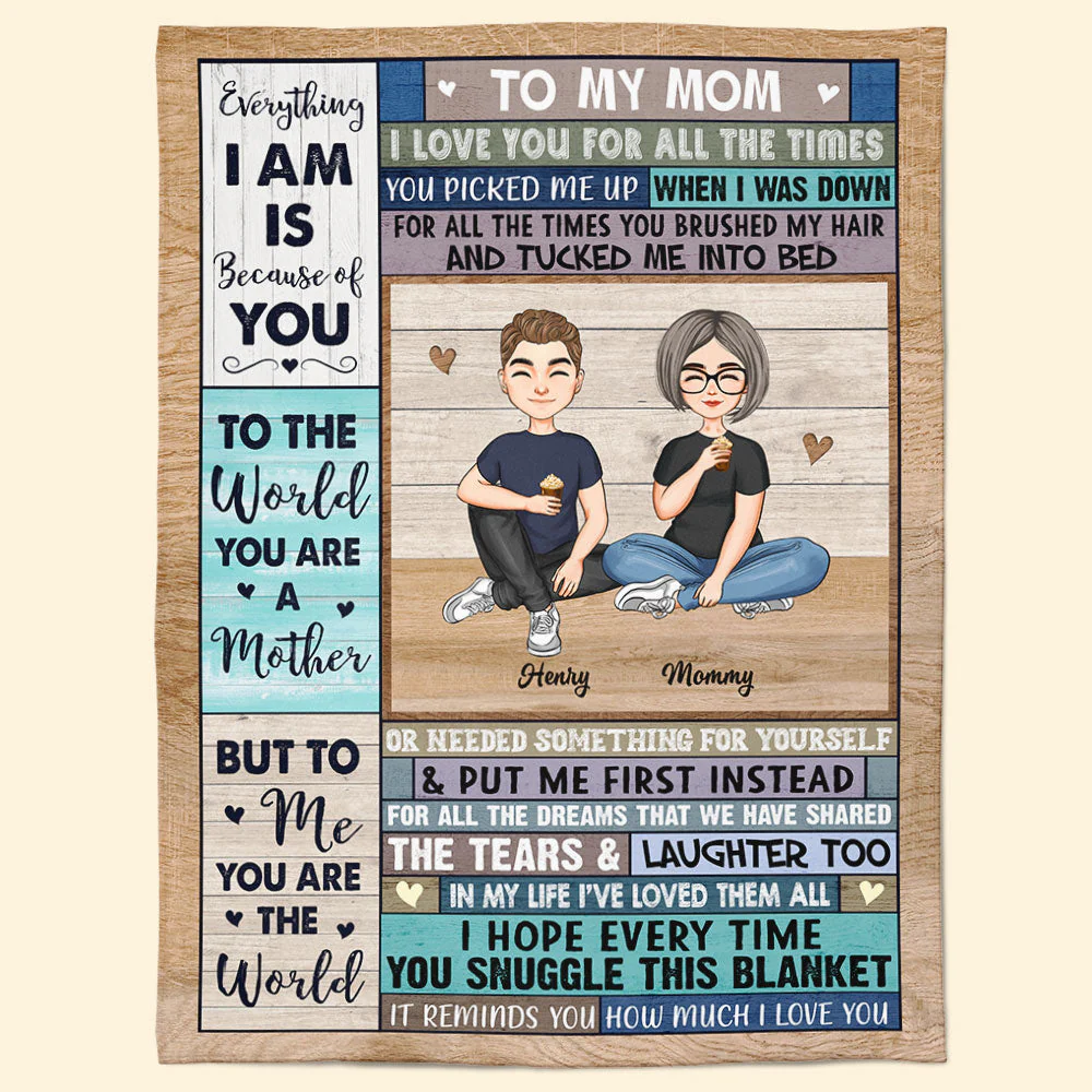 This Cozy Blanket Reminds You How Much We Love You - Personalized Blanket - Image 7