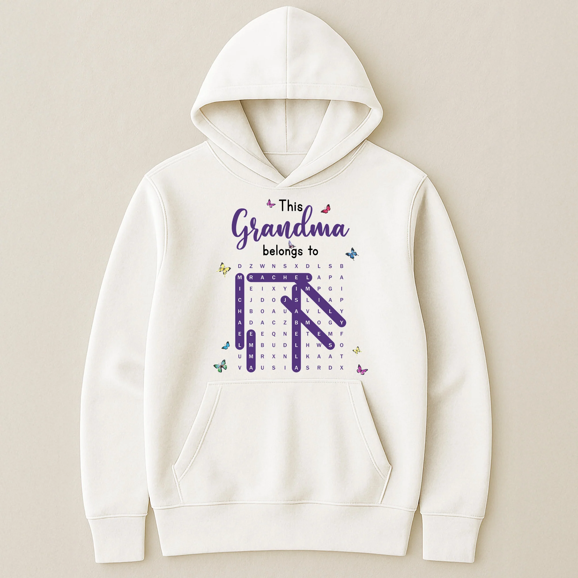 This Grandma Belongs To Word Search - Personalized Shirt - Image 5
