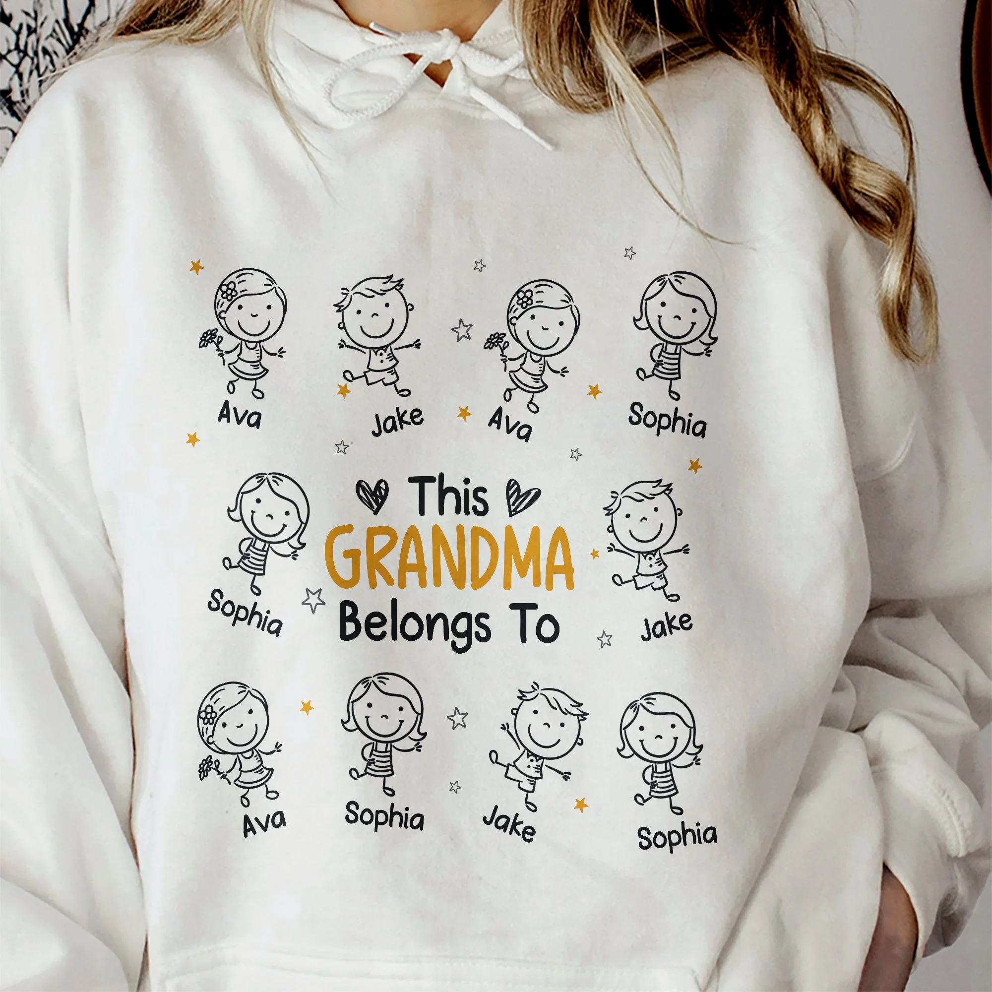 This Grandpa Belongs To Doodle - Personalized Shirt - Image 6