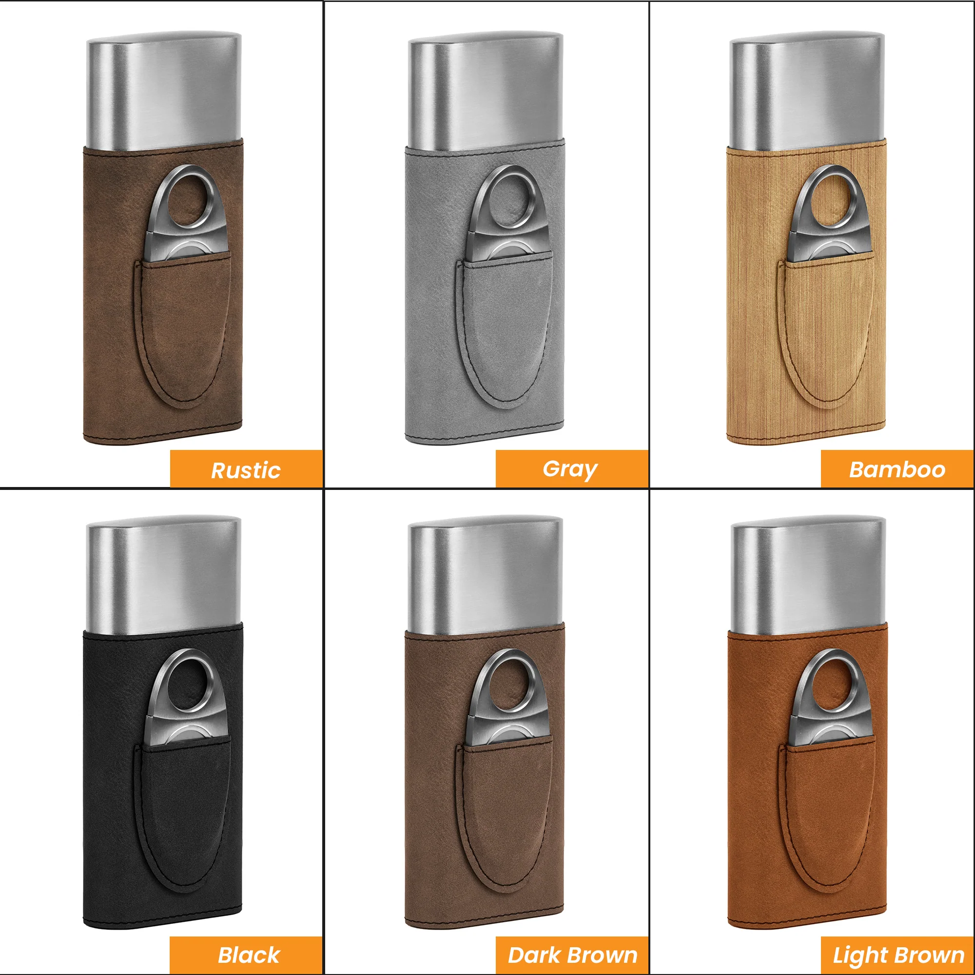 This Grandpa Belongs To Doodle Style - Personalized Cigar Case - Image 3