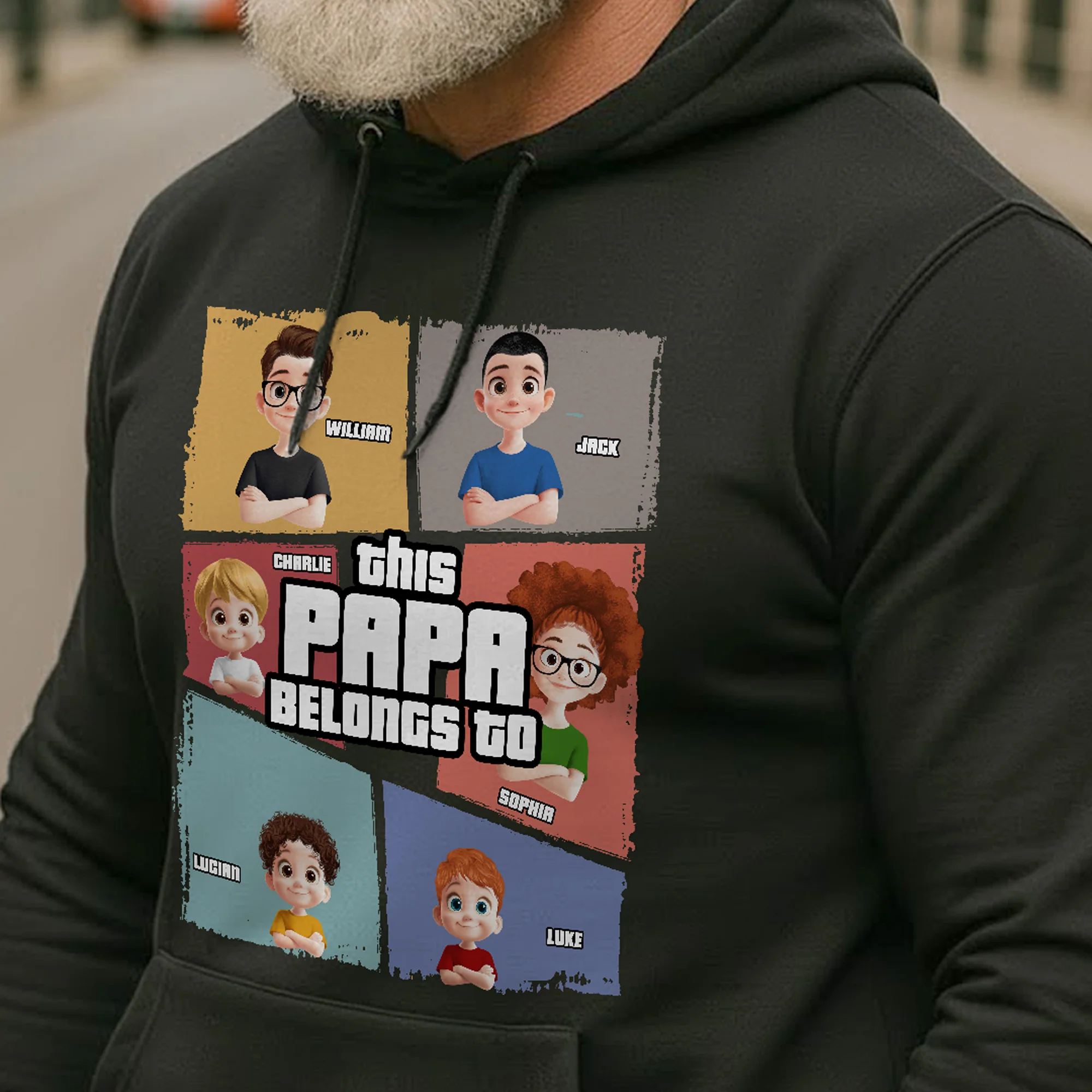 This Grandpa Belongs To - Personalized Shirt - Image 2