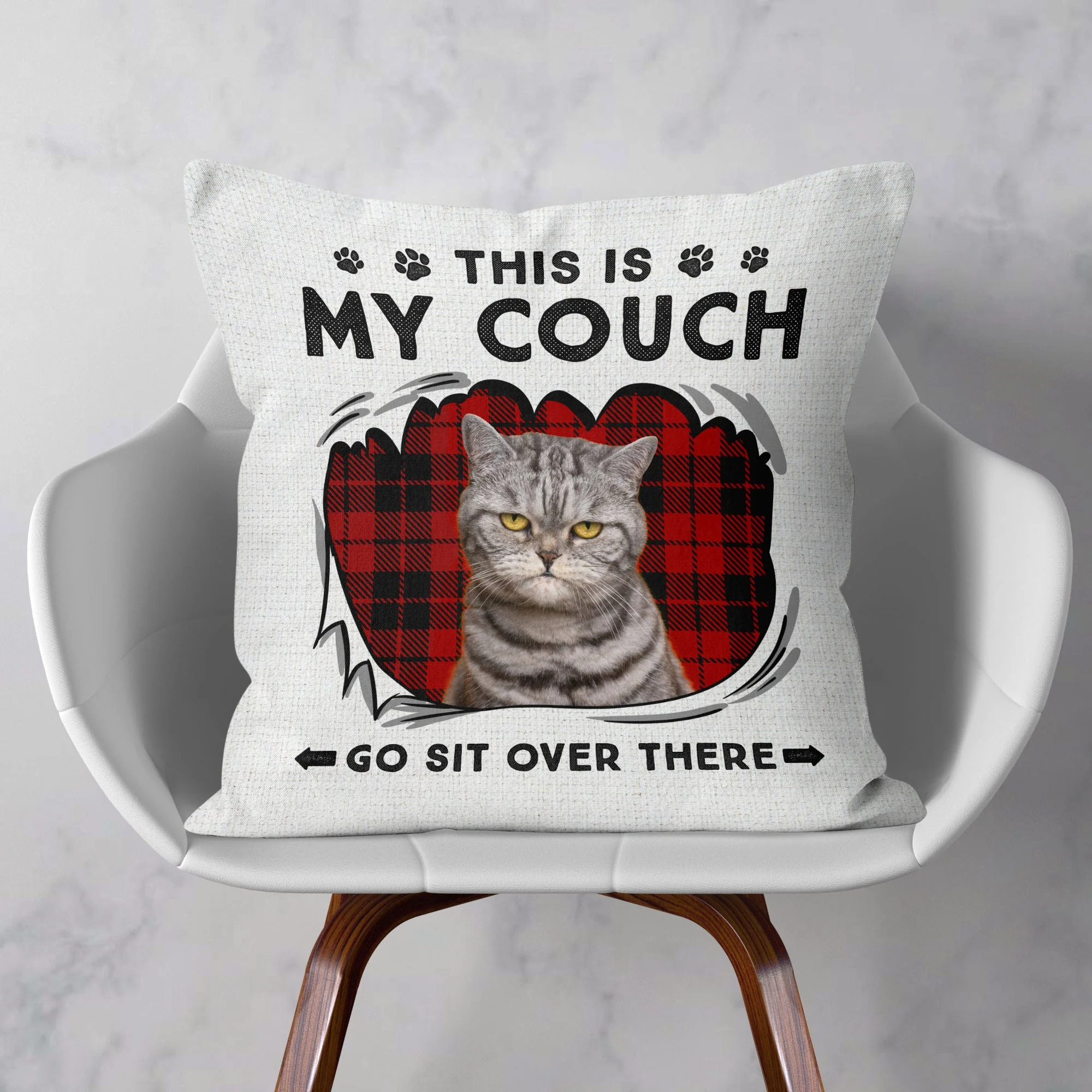 This Is My Couch - Personalized Photo Pillow (Insert Included) - Image 6