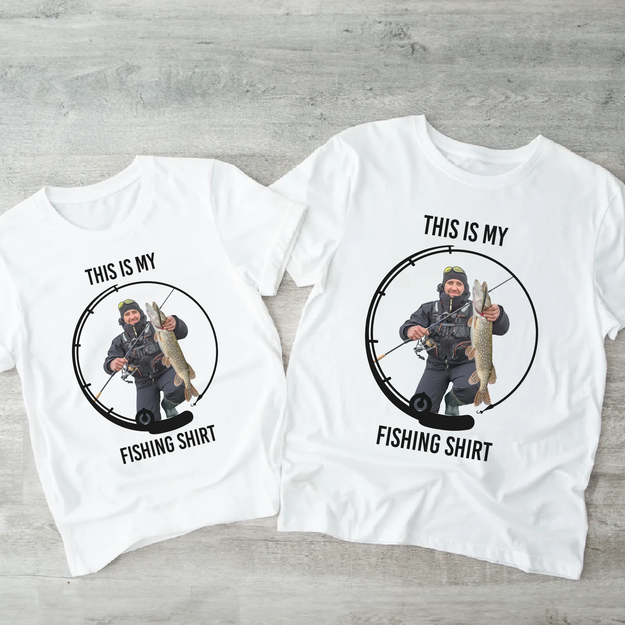 This Is My Fishing Hoodie Fishing Shirt - Personalized Photo Shirt - Image 4