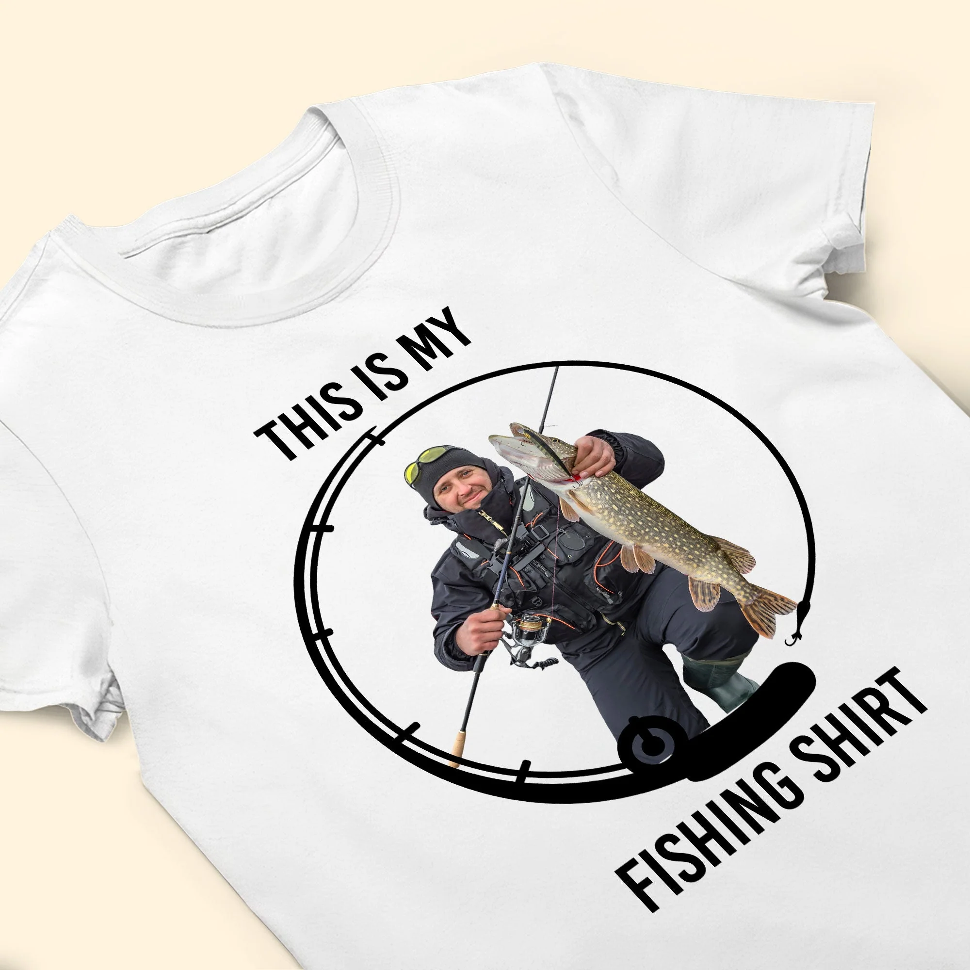 This Is My Fishing Hoodie Fishing Shirt - Personalized Photo Shirt - Image 5
